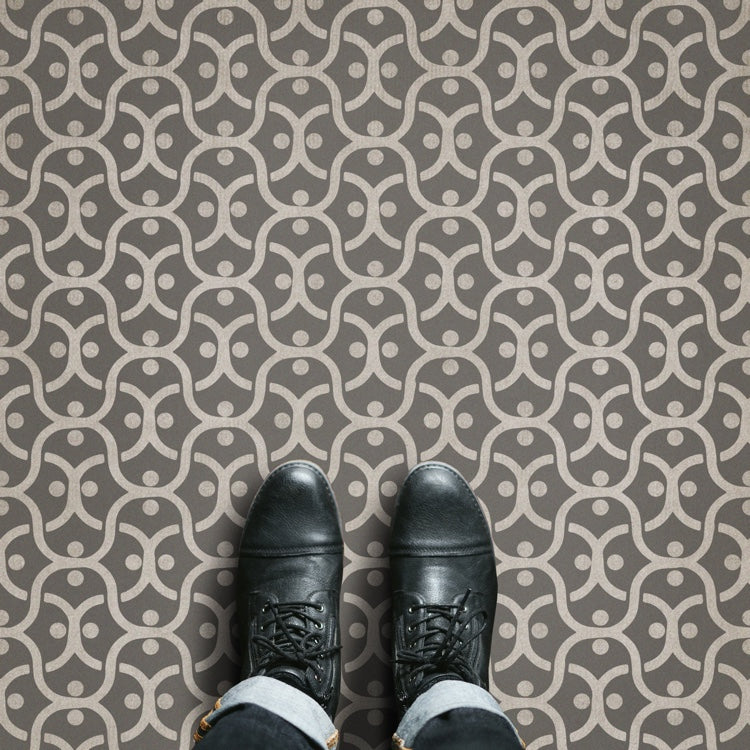 Pattern 47 Grey Matter Vinyl Floor Cloth