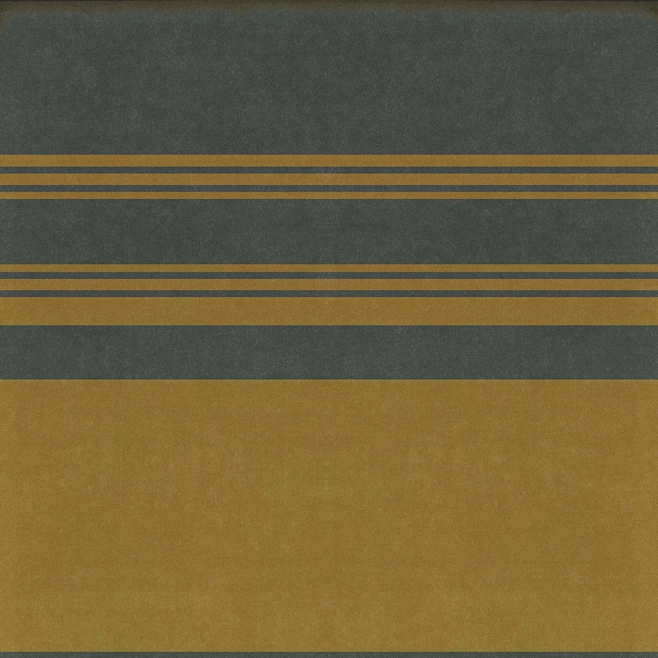 Pattern 50 Organic Stripes Blue and Yellow Vinyl Floor Cloth