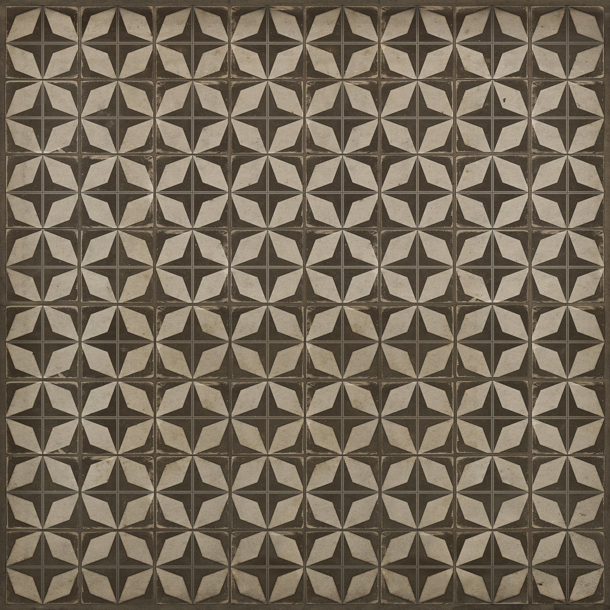 Pattern 54 Asteroid Field Vinyl Floor Cloth