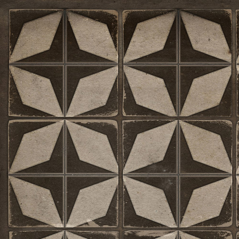 Pattern 54 Asteroid Field Vinyl Floor Cloth