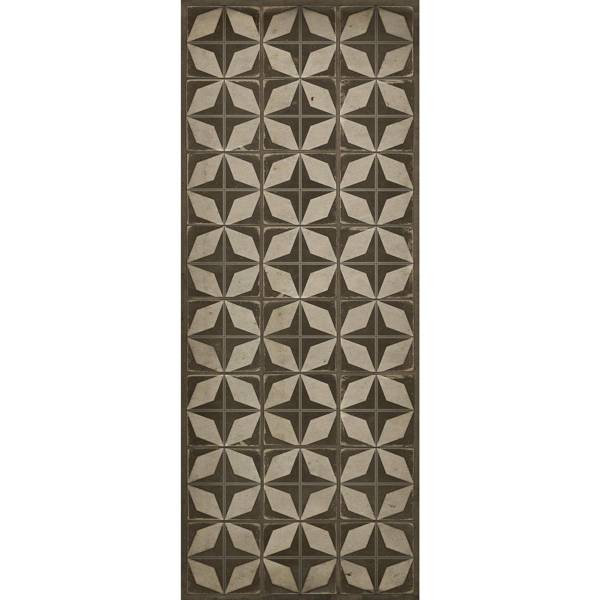 Pattern 54 Asteroid Field Vinyl Floor Cloth