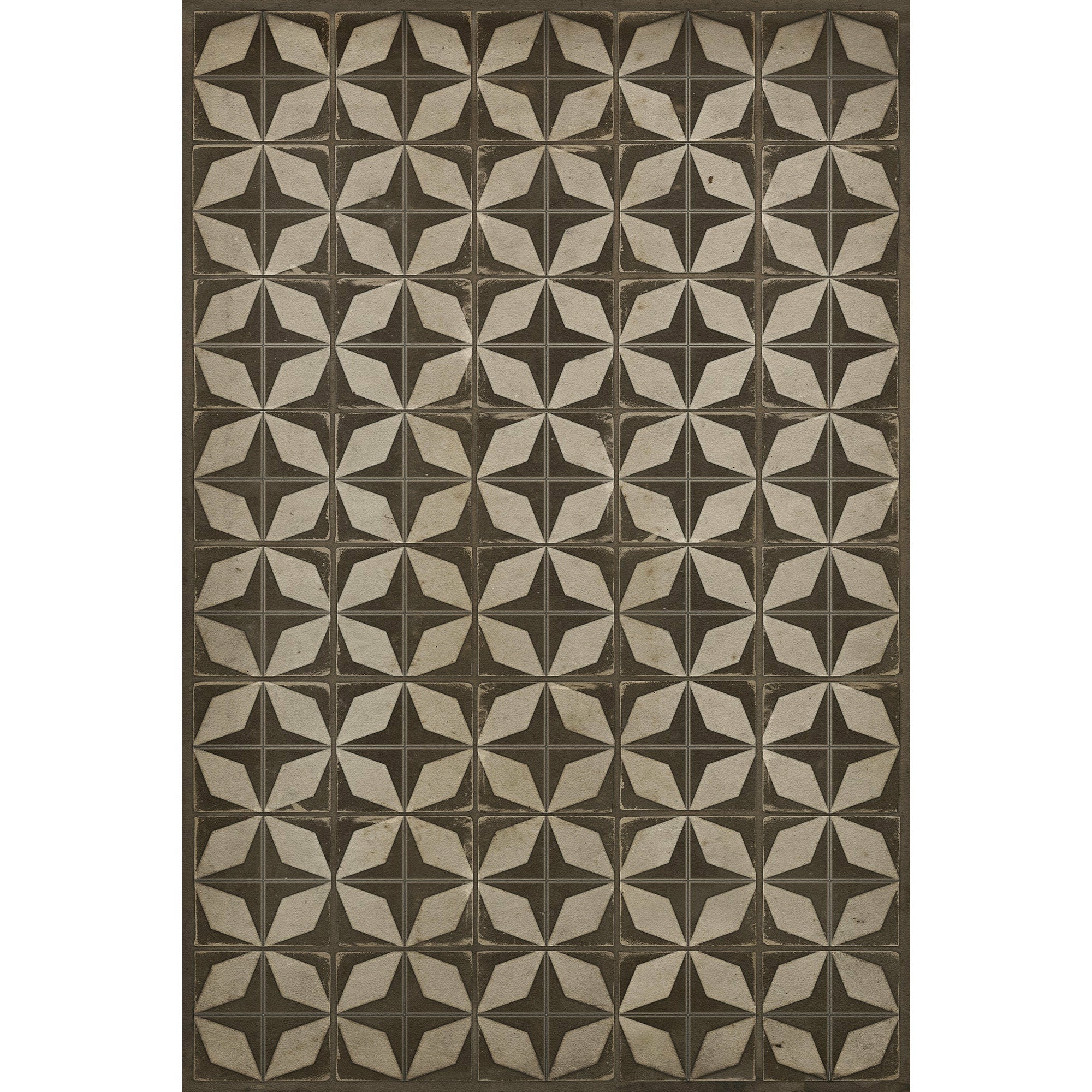 Pattern 54 Asteroid Field Vinyl Floor Cloth