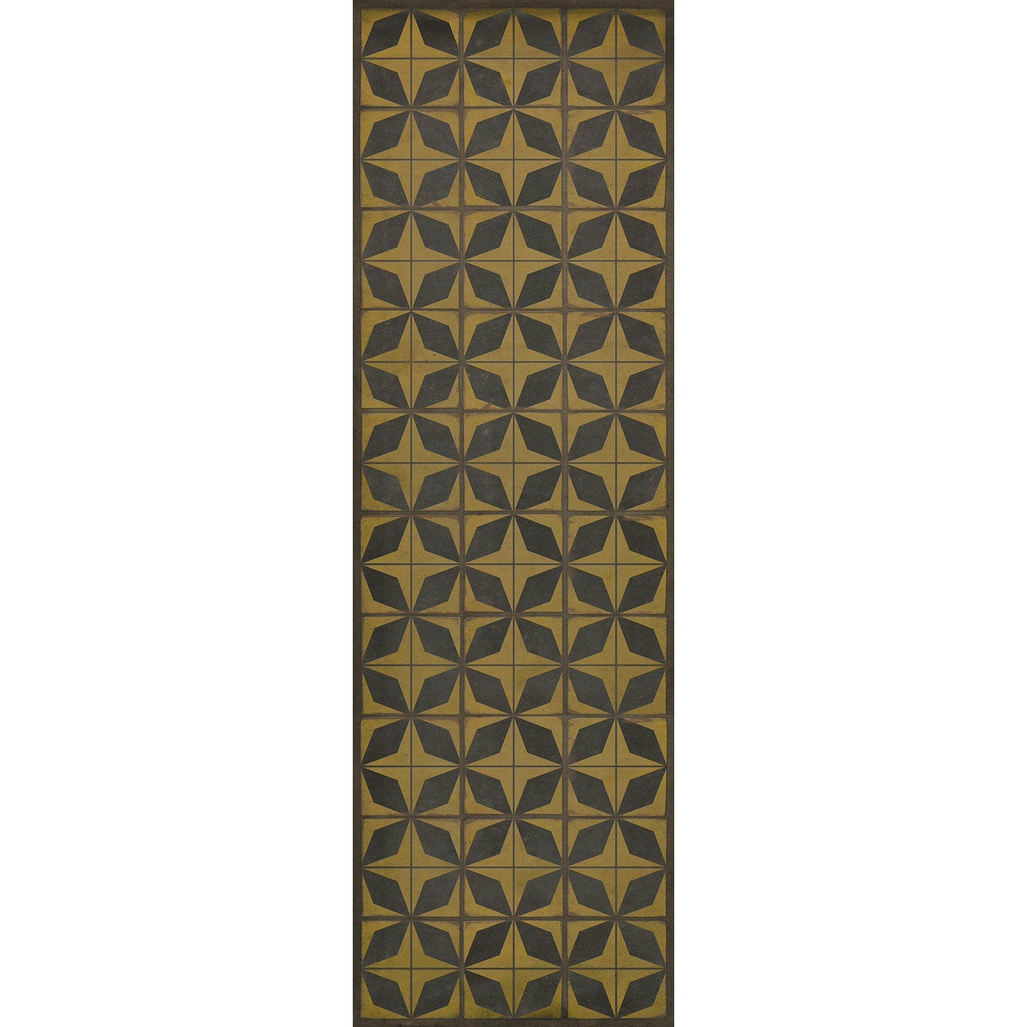 Pattern 54 Cosmic Ray Vinyl Floor Cloth