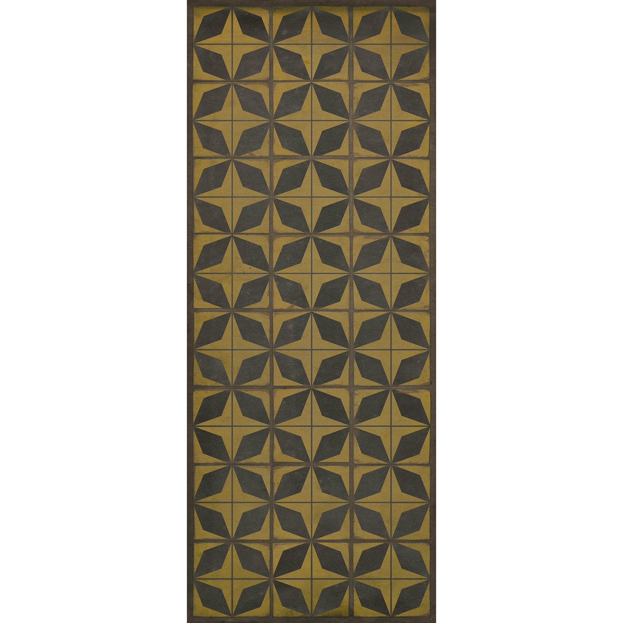 Pattern 54 Cosmic Ray Vinyl Floor Cloth