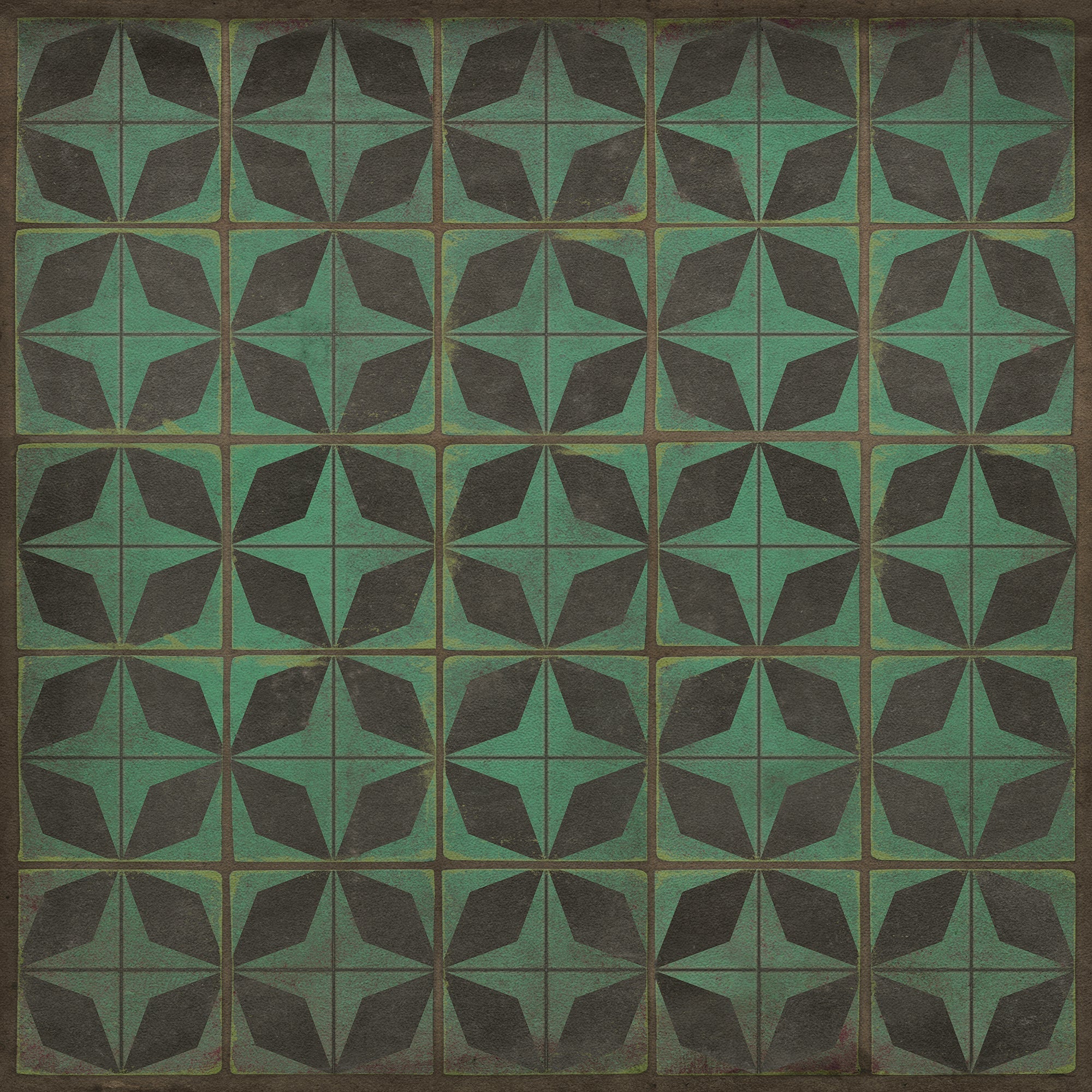 Pattern 54 Draco Vinyl Floor Cloth