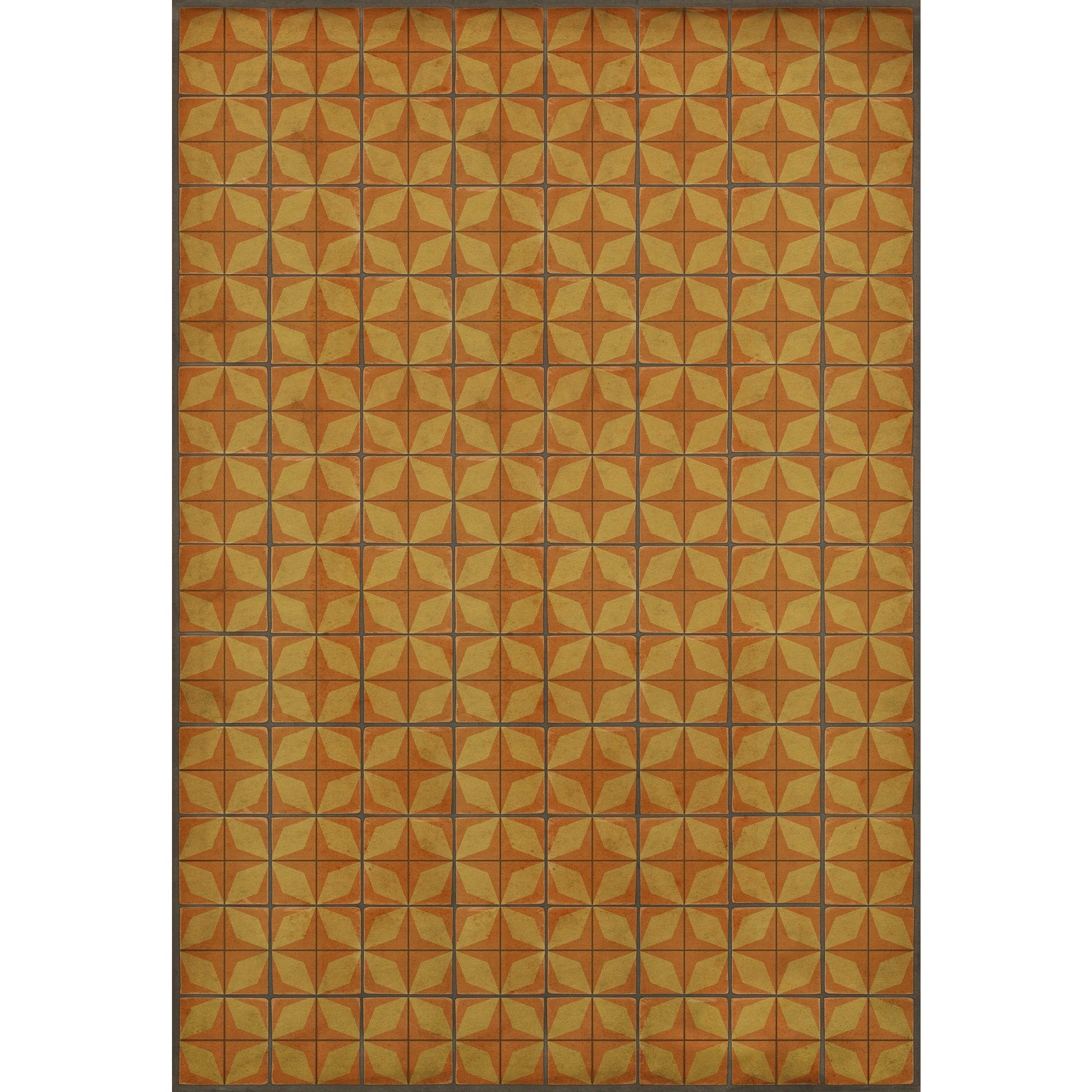 Pattern 54 Fireball Vinyl Floor Cloth