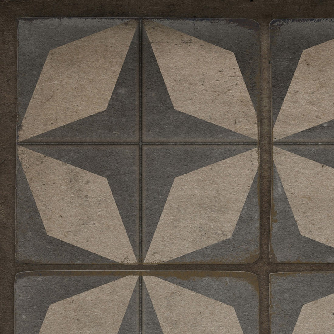 Pattern 54 Gravitational Pull Vinyl Floor Cloth