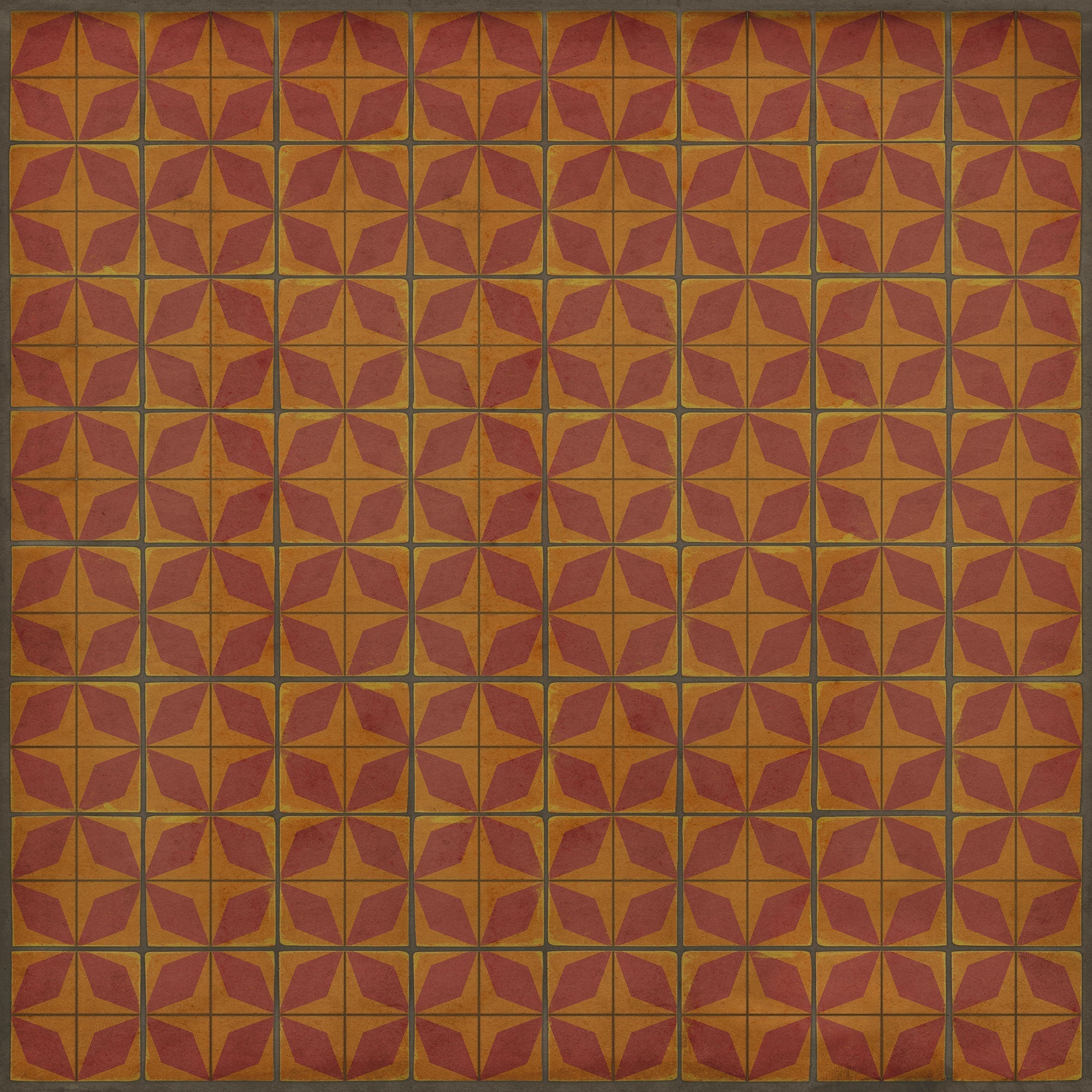 Pattern 54 Mars Rising Vinyl Floor Cloth
