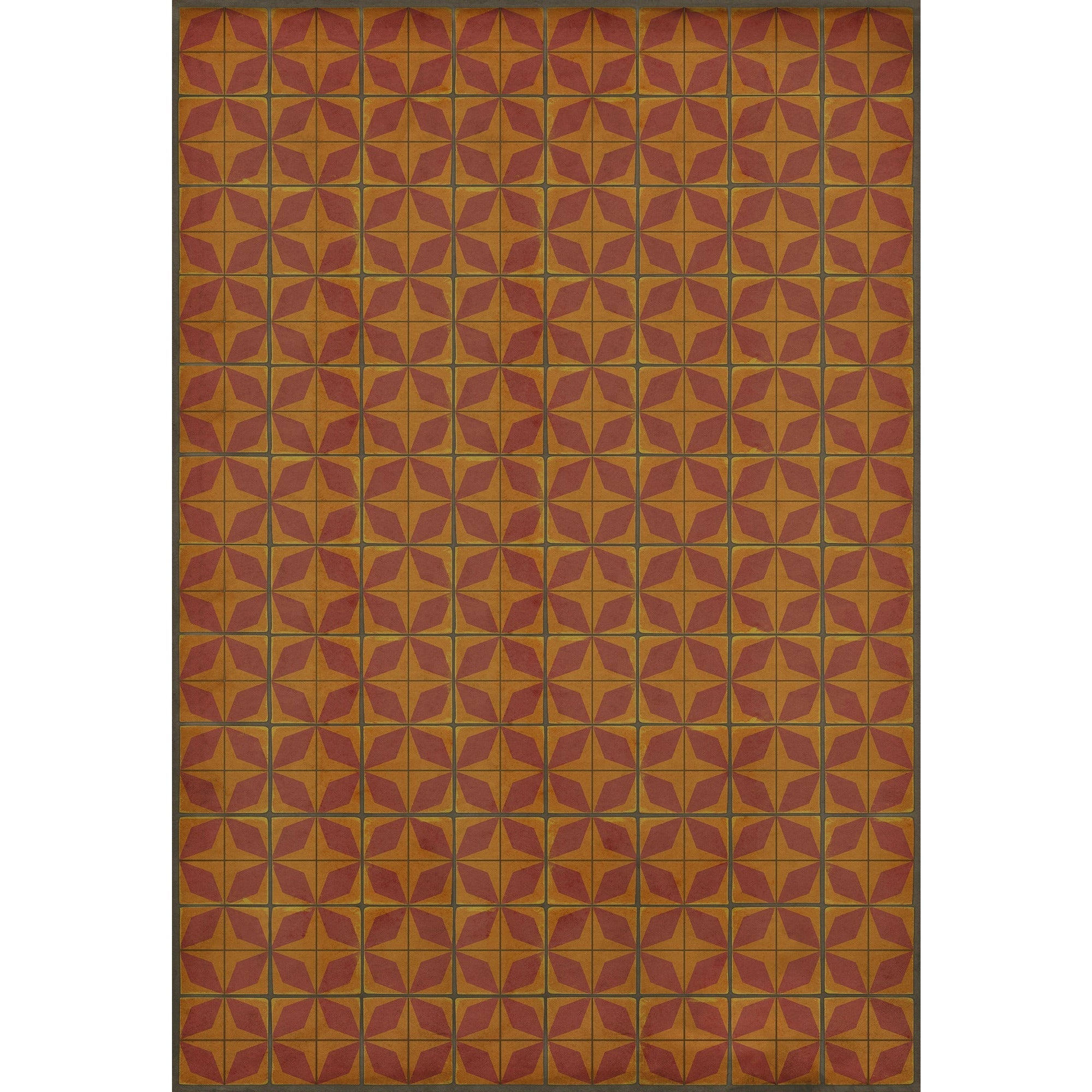 Pattern 54 Mars Rising Vinyl Floor Cloth