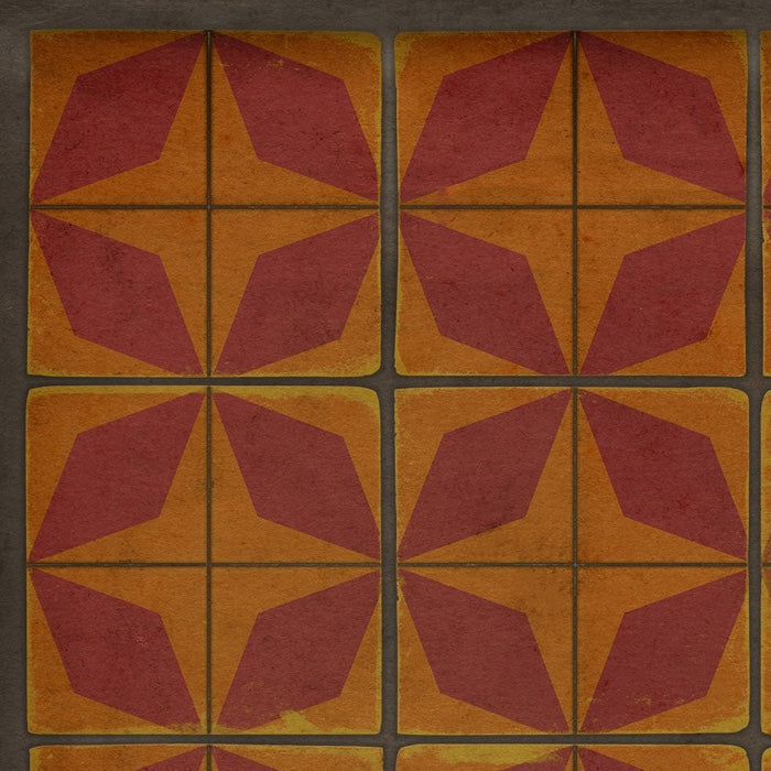 Pattern 54 Mars Rising Vinyl Floor Cloth