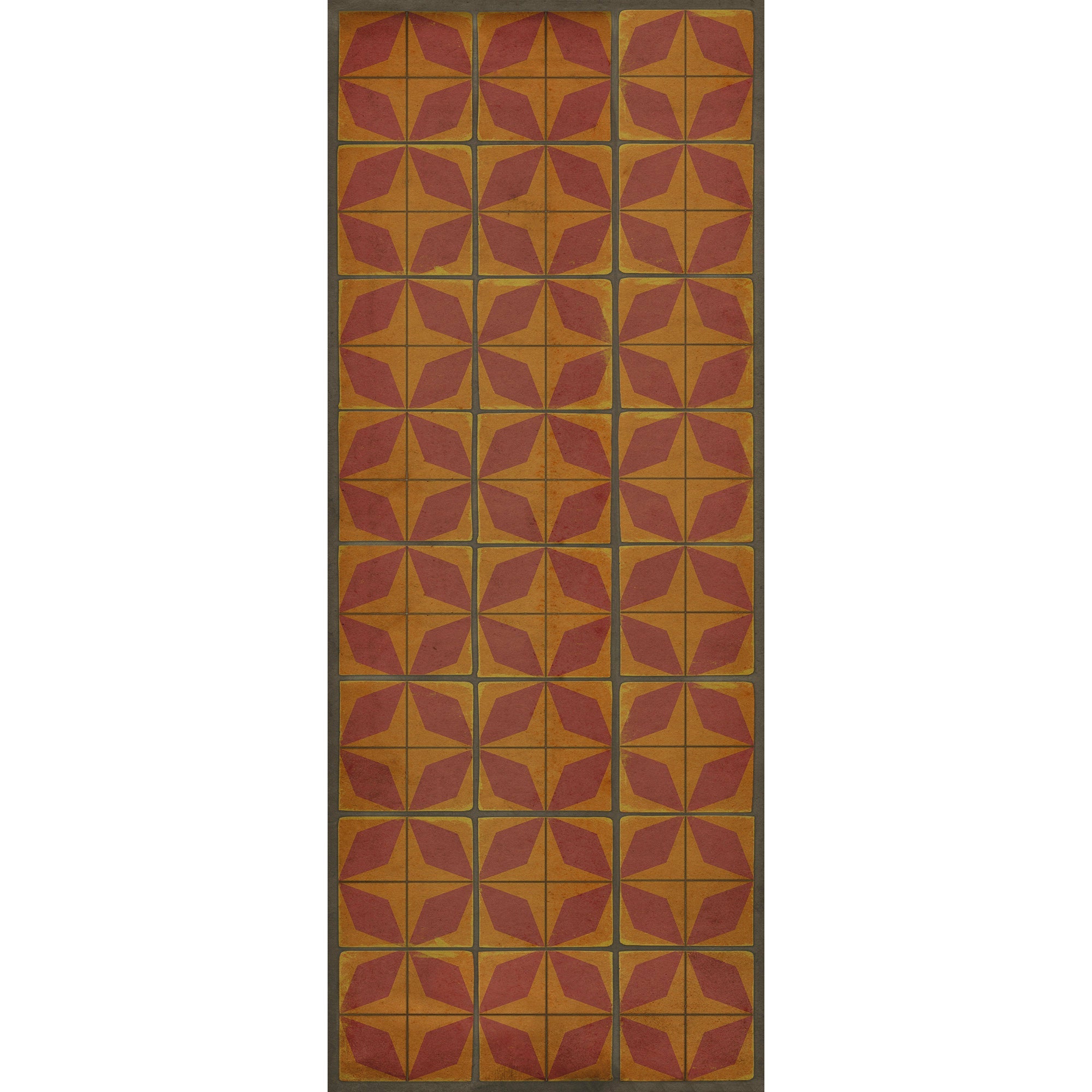 Pattern 54 Mars Rising Vinyl Floor Cloth