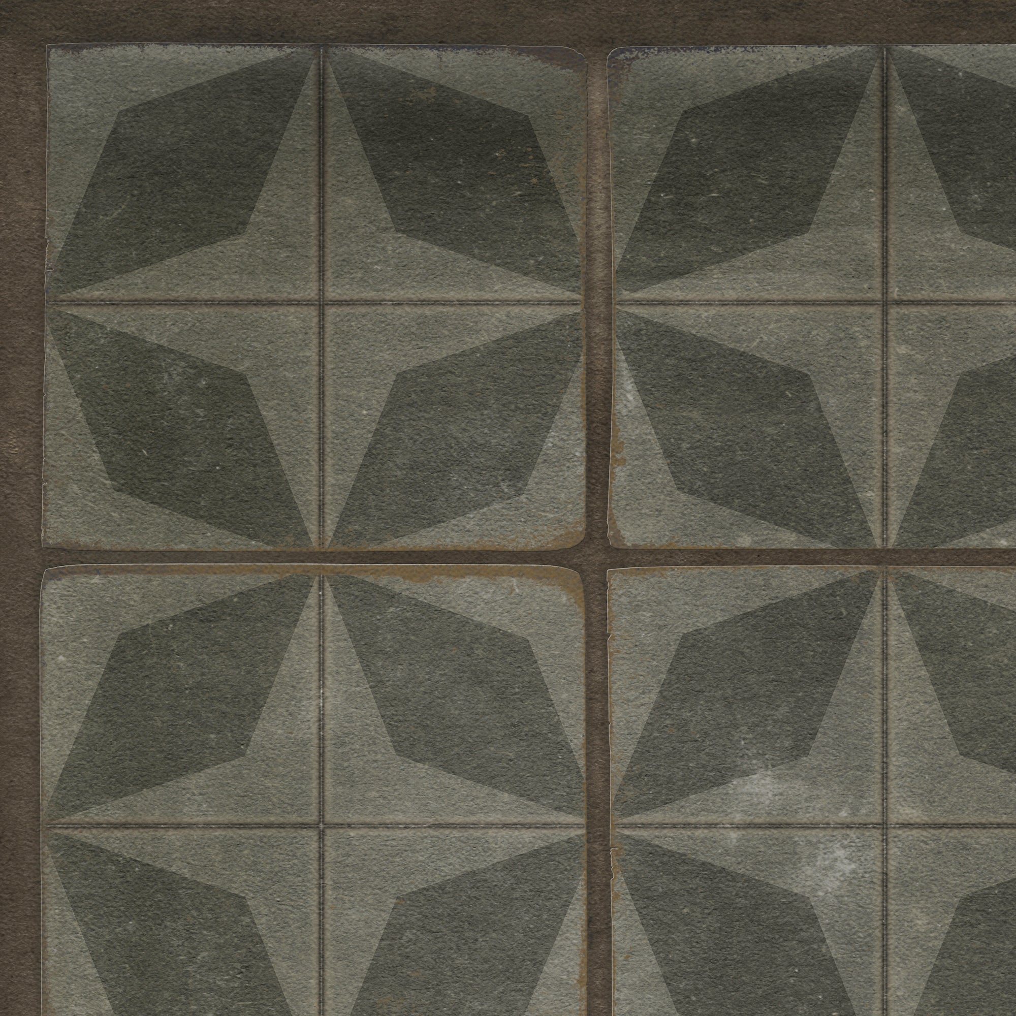 Pattern 54 Nuclear Fusion Vinyl Floor Cloth