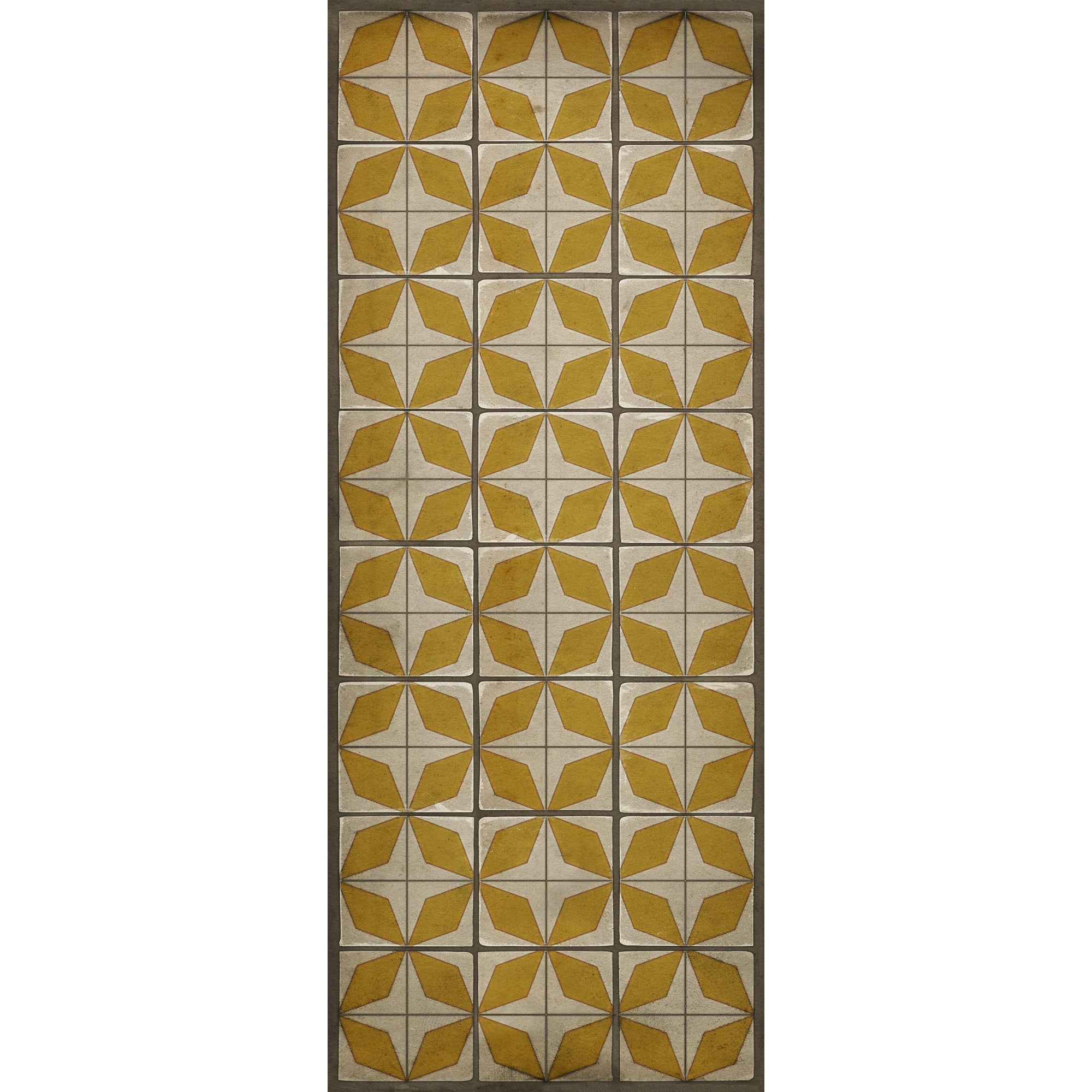 Pattern 54 Solar Panels Vinyl Floor Cloth