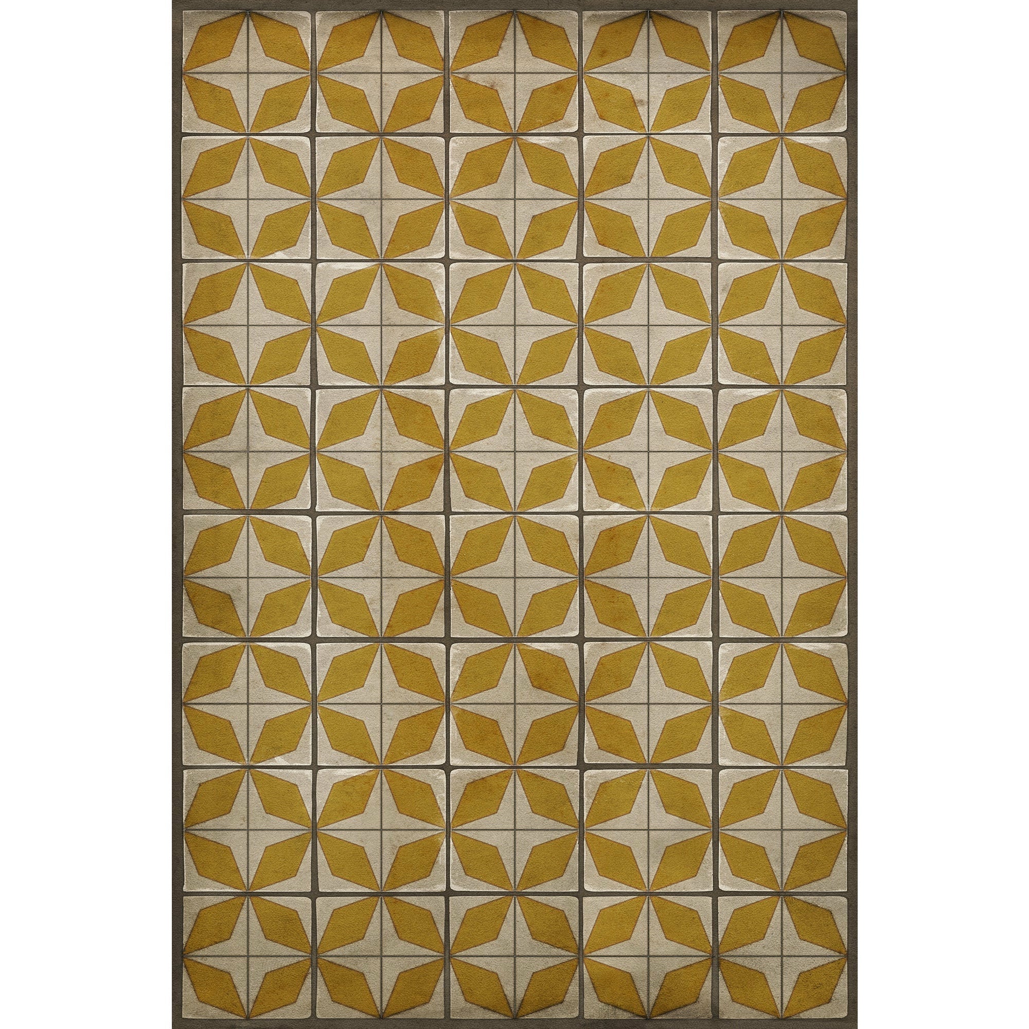 Pattern 54 Solar Panels Vinyl Floor Cloth