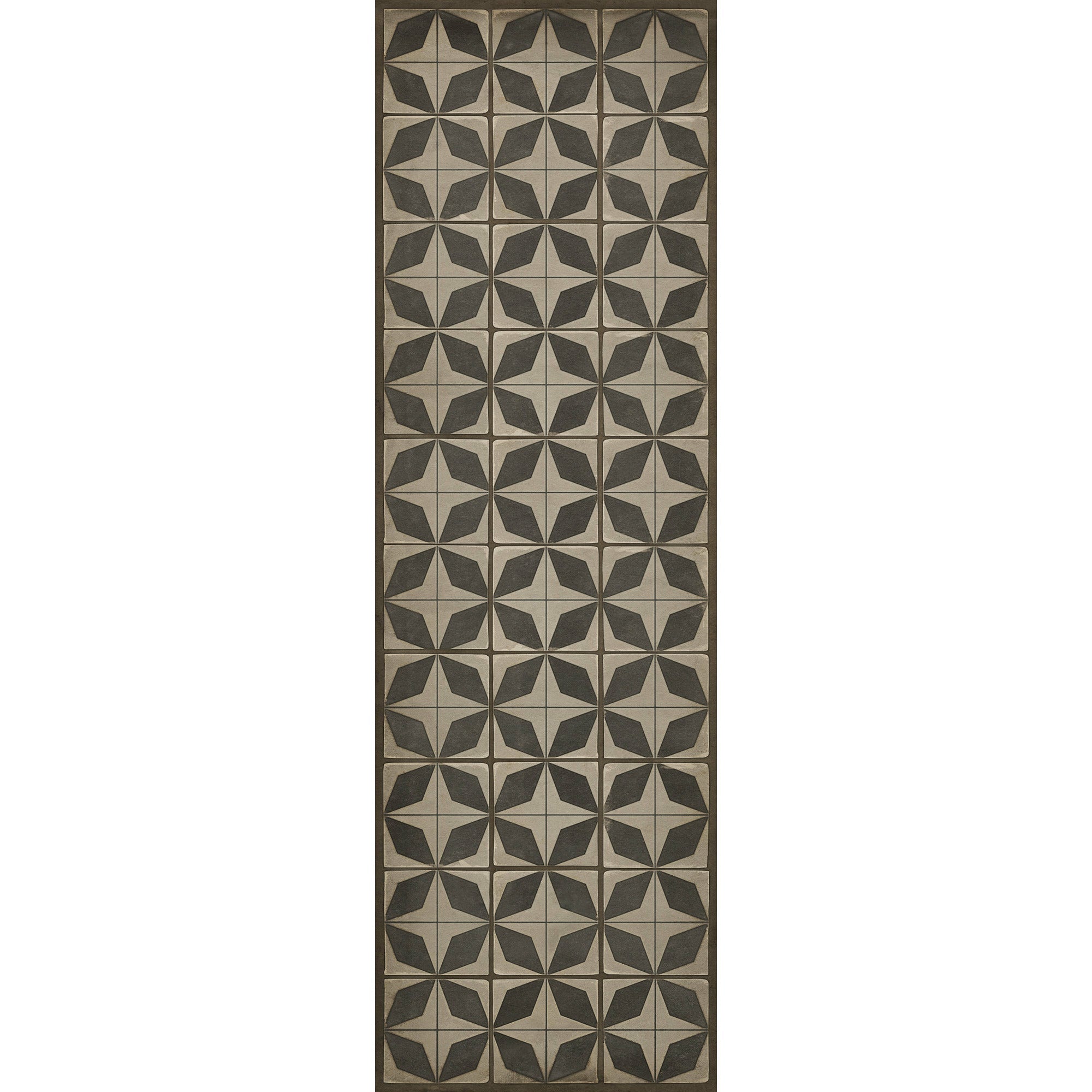 Pattern 54 Sputnik Vinyl Floor Cloth