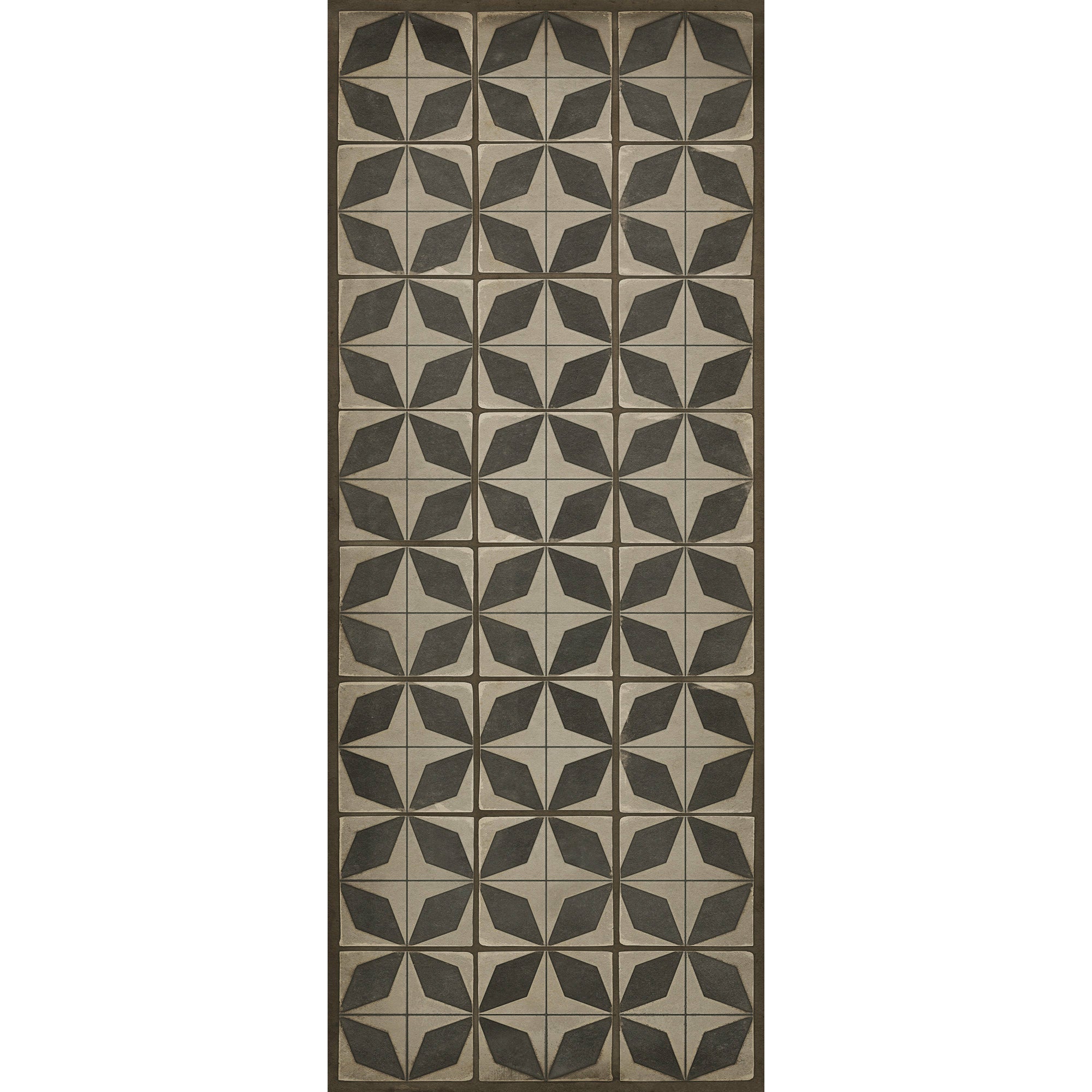 Pattern 54 Sputnik Vinyl Floor Cloth