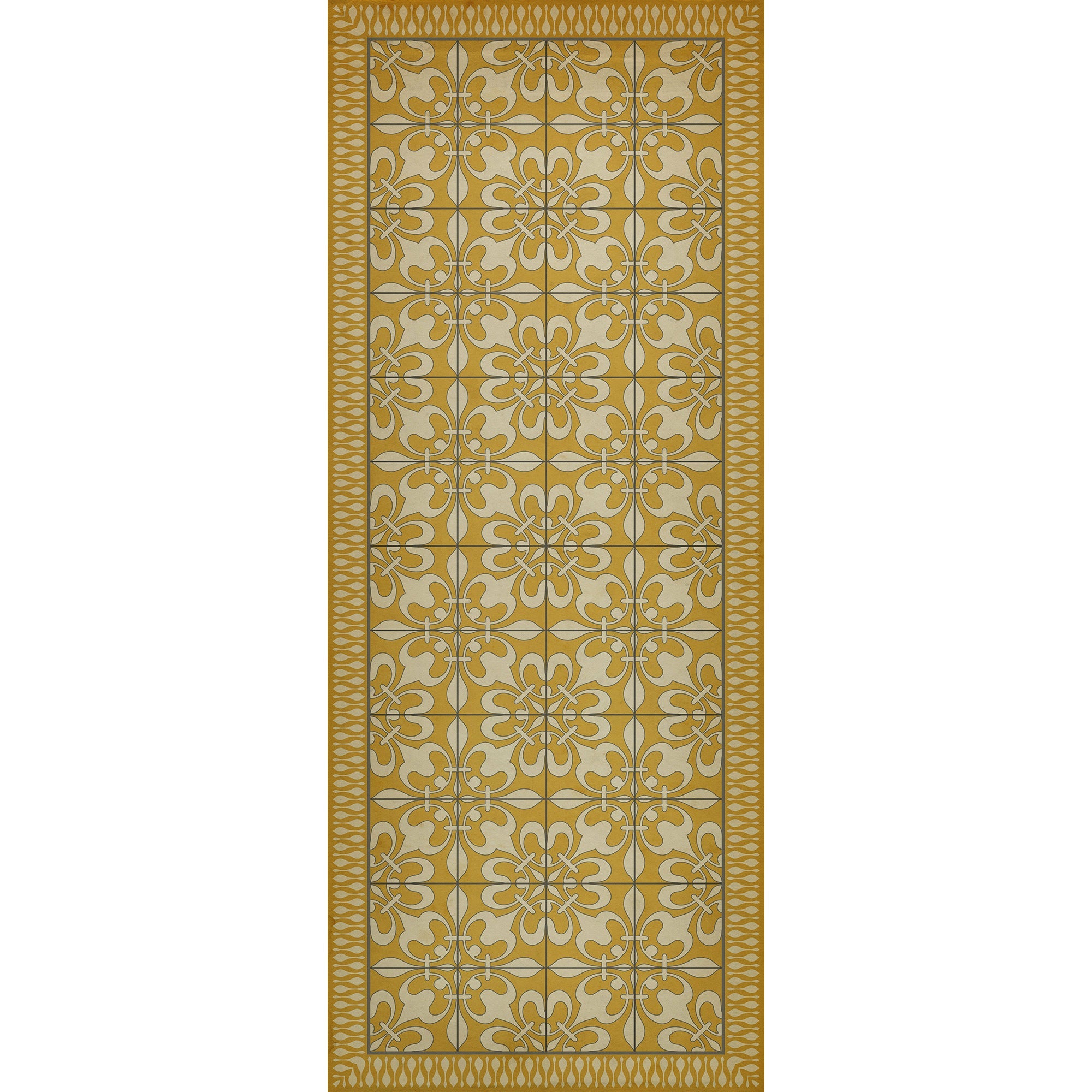 Pattern 55 Busy As A Bee Vinyl Floor Cloth