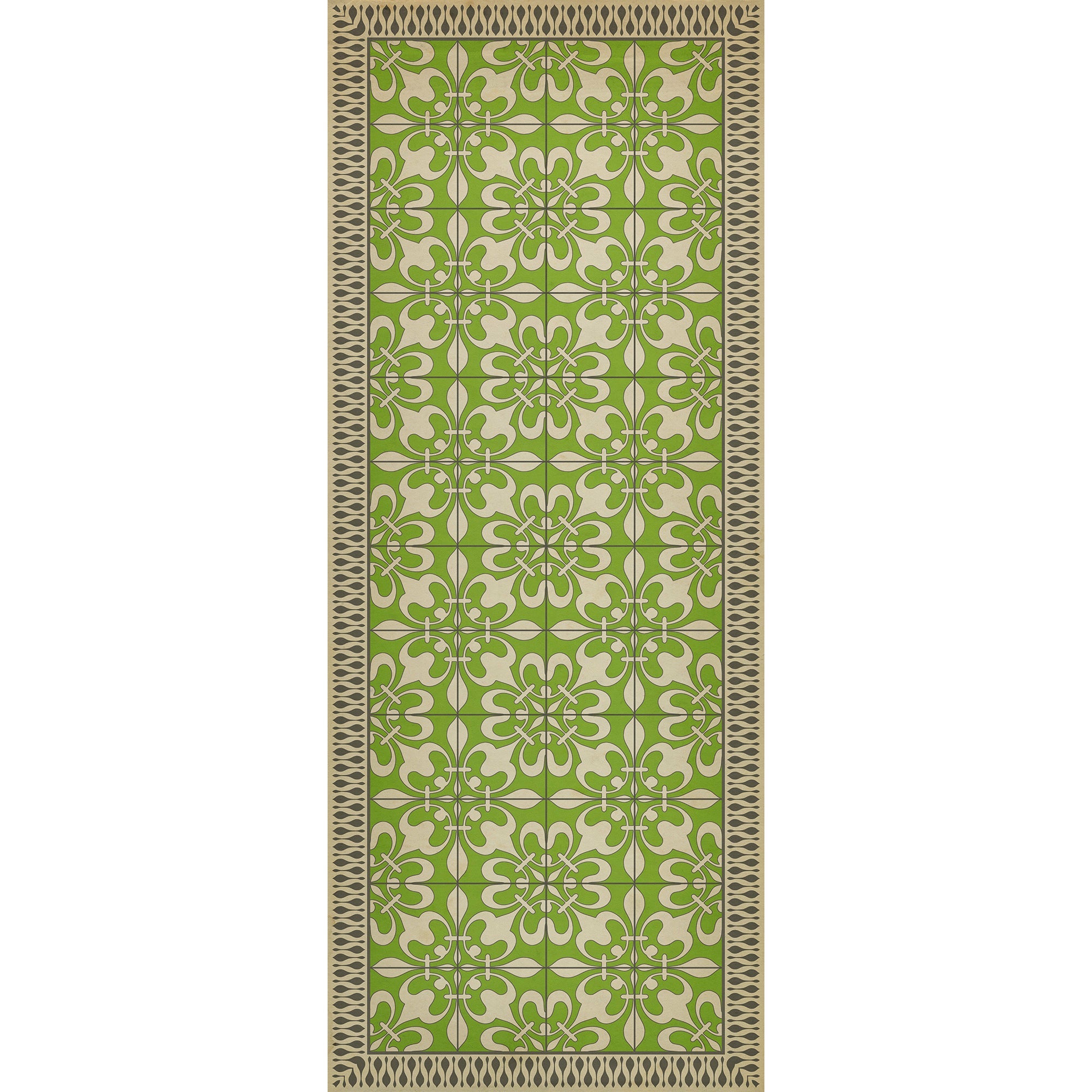 Pattern 55 Field Day Vinyl Floor Cloth