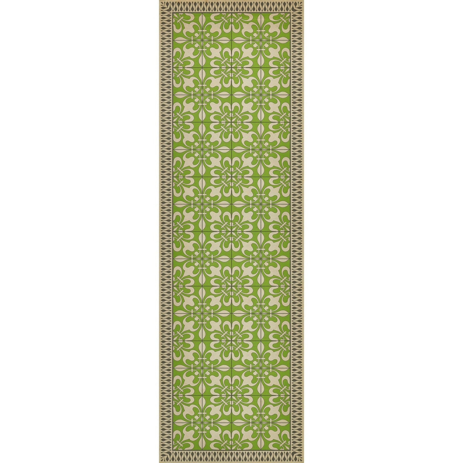 Pattern 55 Field Day Vinyl Floor Cloth