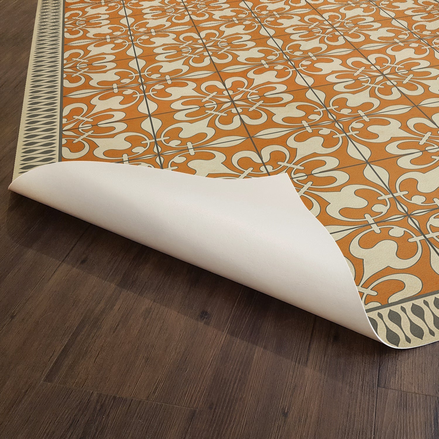 Pattern 55 The Heat Of Summer Vinyl Floor Cloth