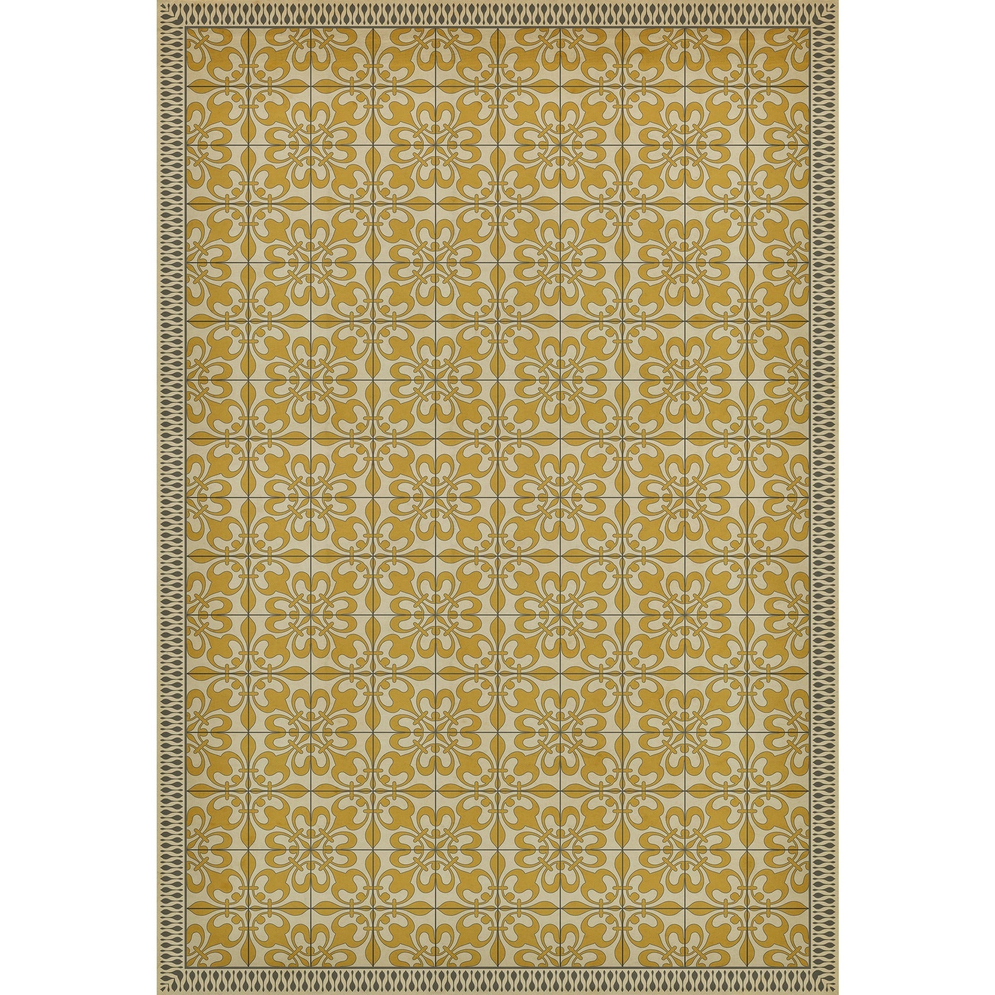 Pattern 55 The Last Straw Vinyl Floor Cloth