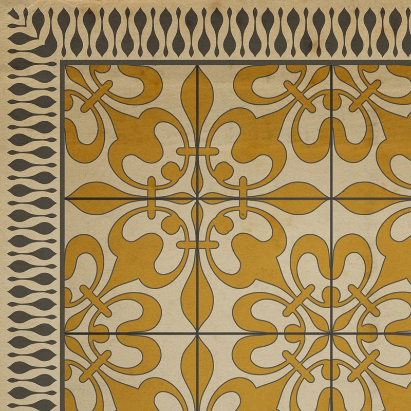 Pattern 55 The Last Straw Vinyl Floor Cloth