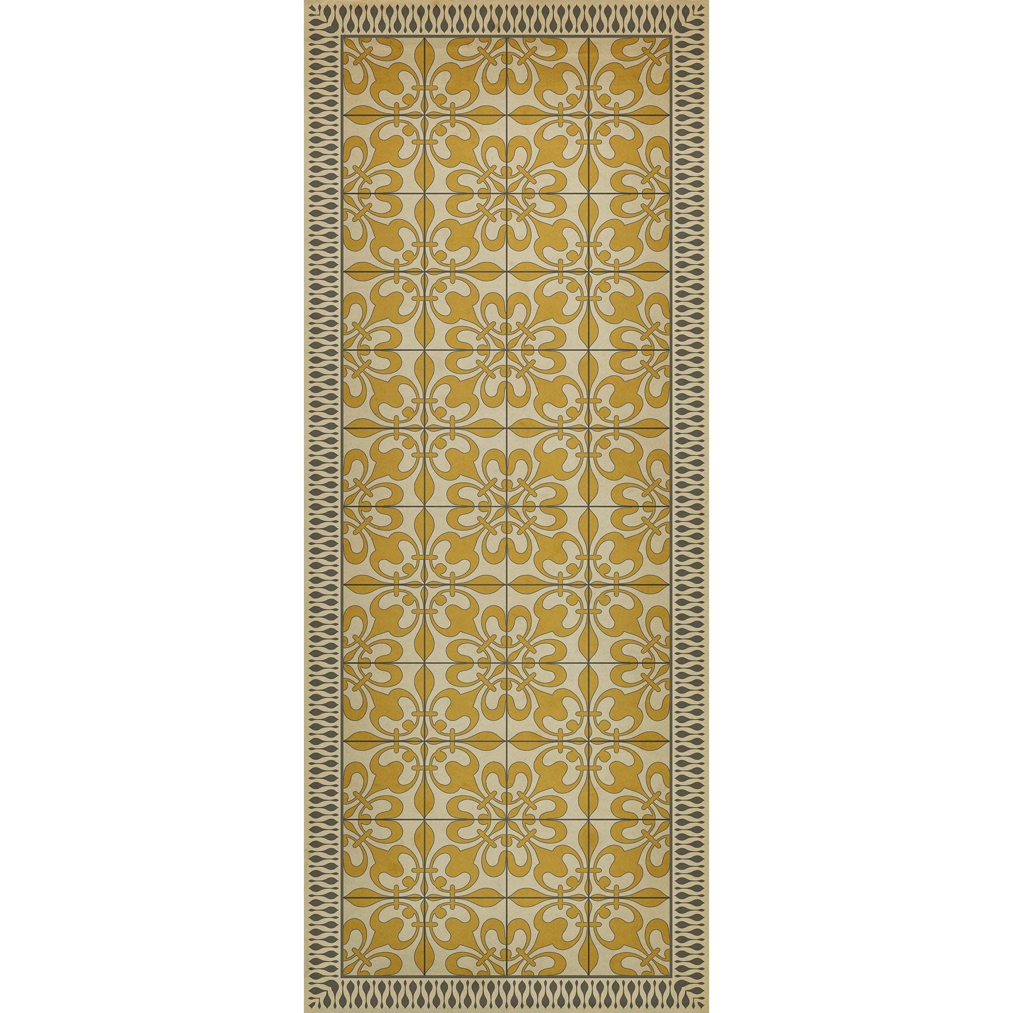 Pattern 55 The Last Straw Vinyl Floor Cloth