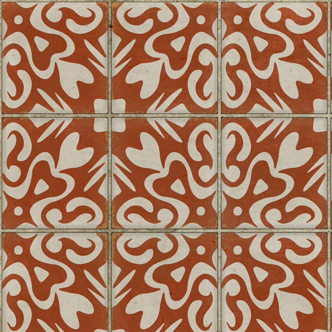 Pattern 56 Lady Susan Vinyl Floor Cloth
