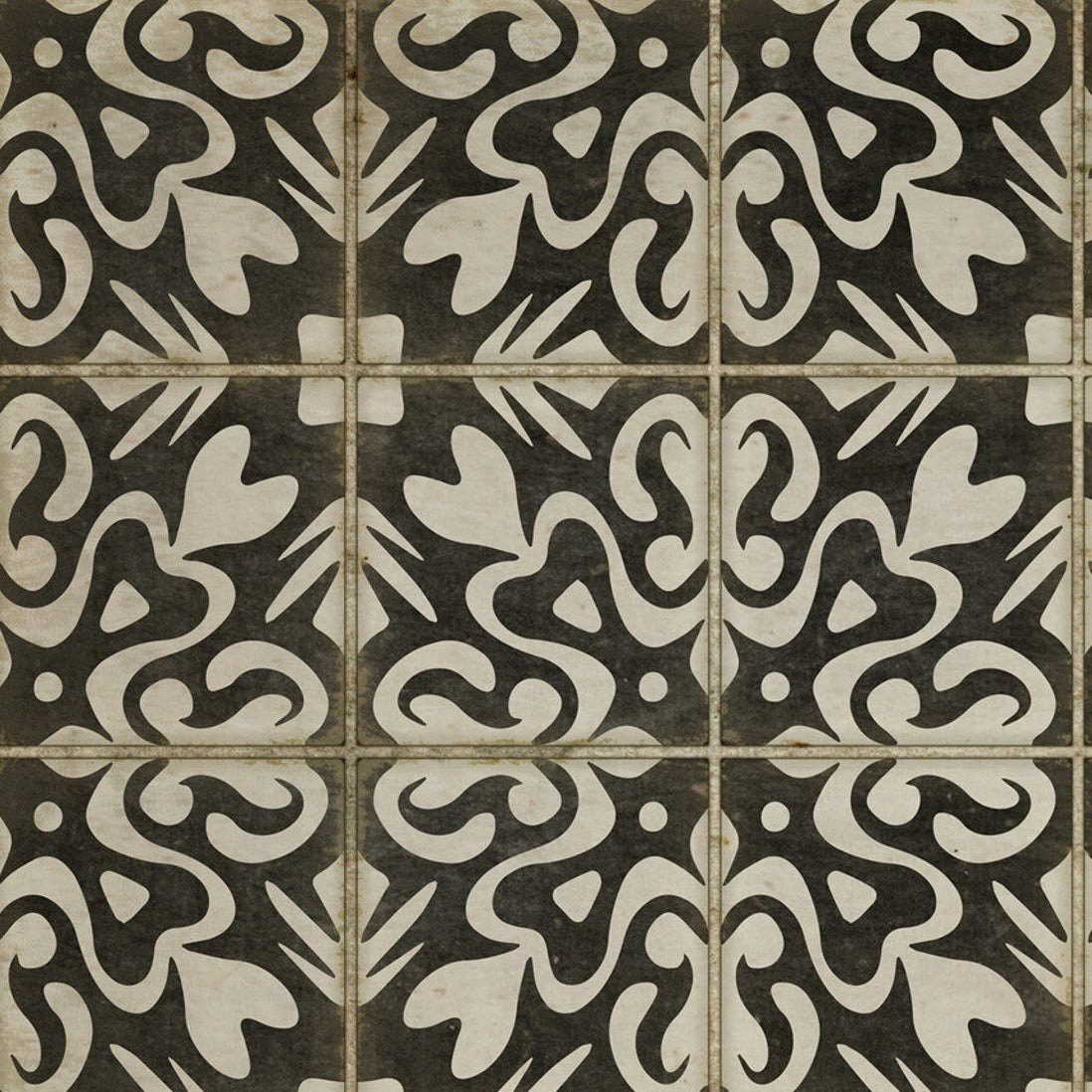 Pattern 56 Mr Gardiner Vinyl Floor Cloth