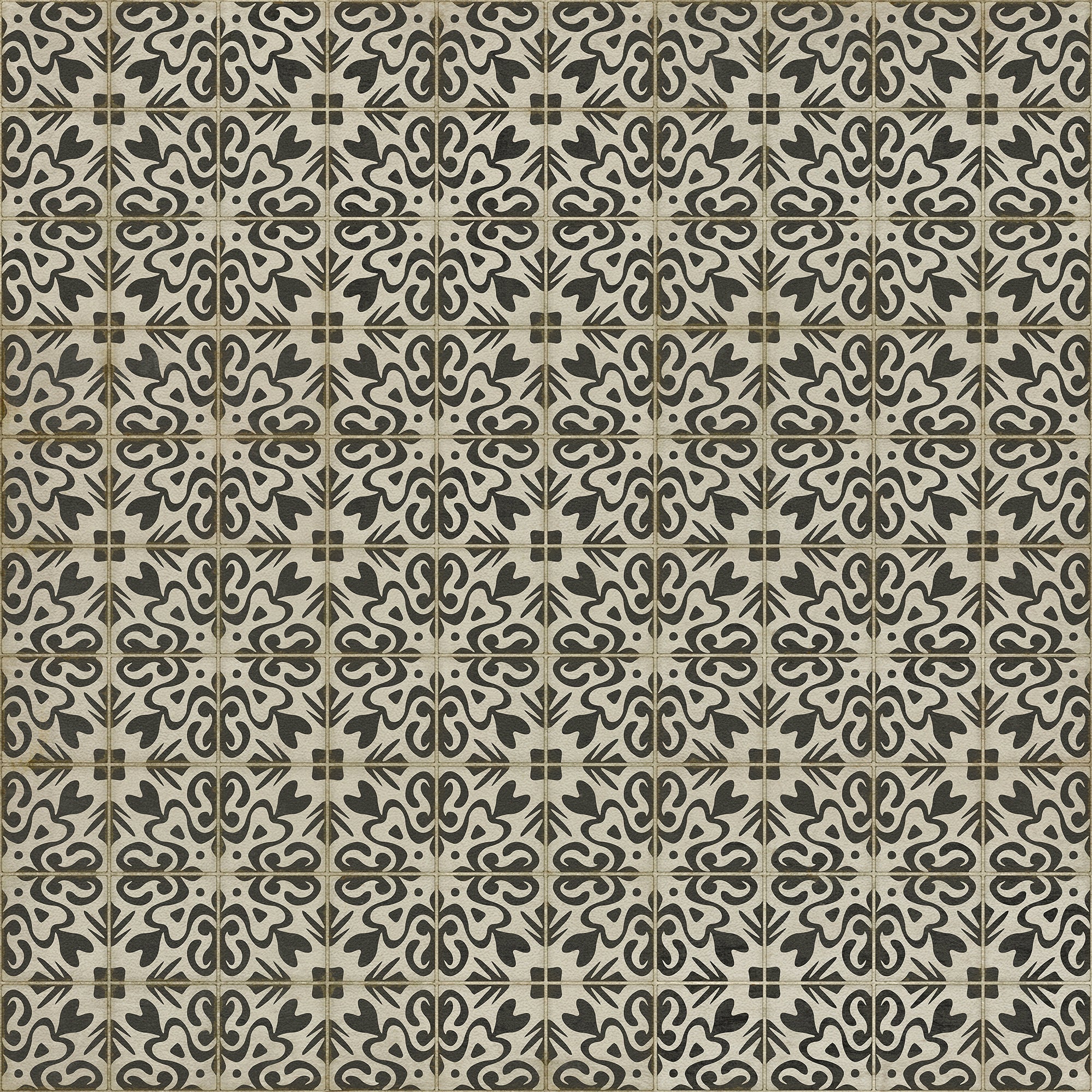 Pattern 56 Sir Walter Elliot Vinyl Floor Cloth