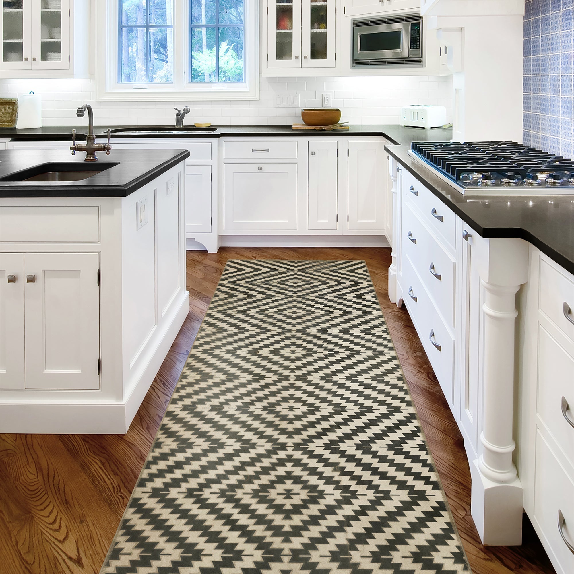 Pattern 63 Doplar Effect Vinyl Floor Cloth
