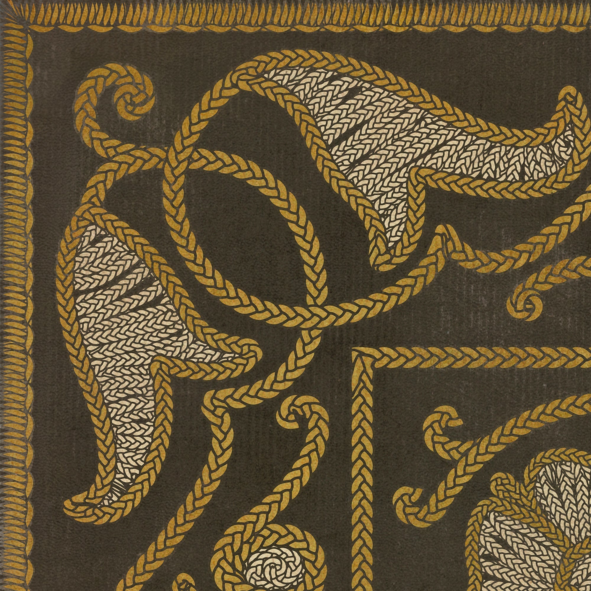 Pattern 64 A Stitch In Time Vinyl Floor Cloth