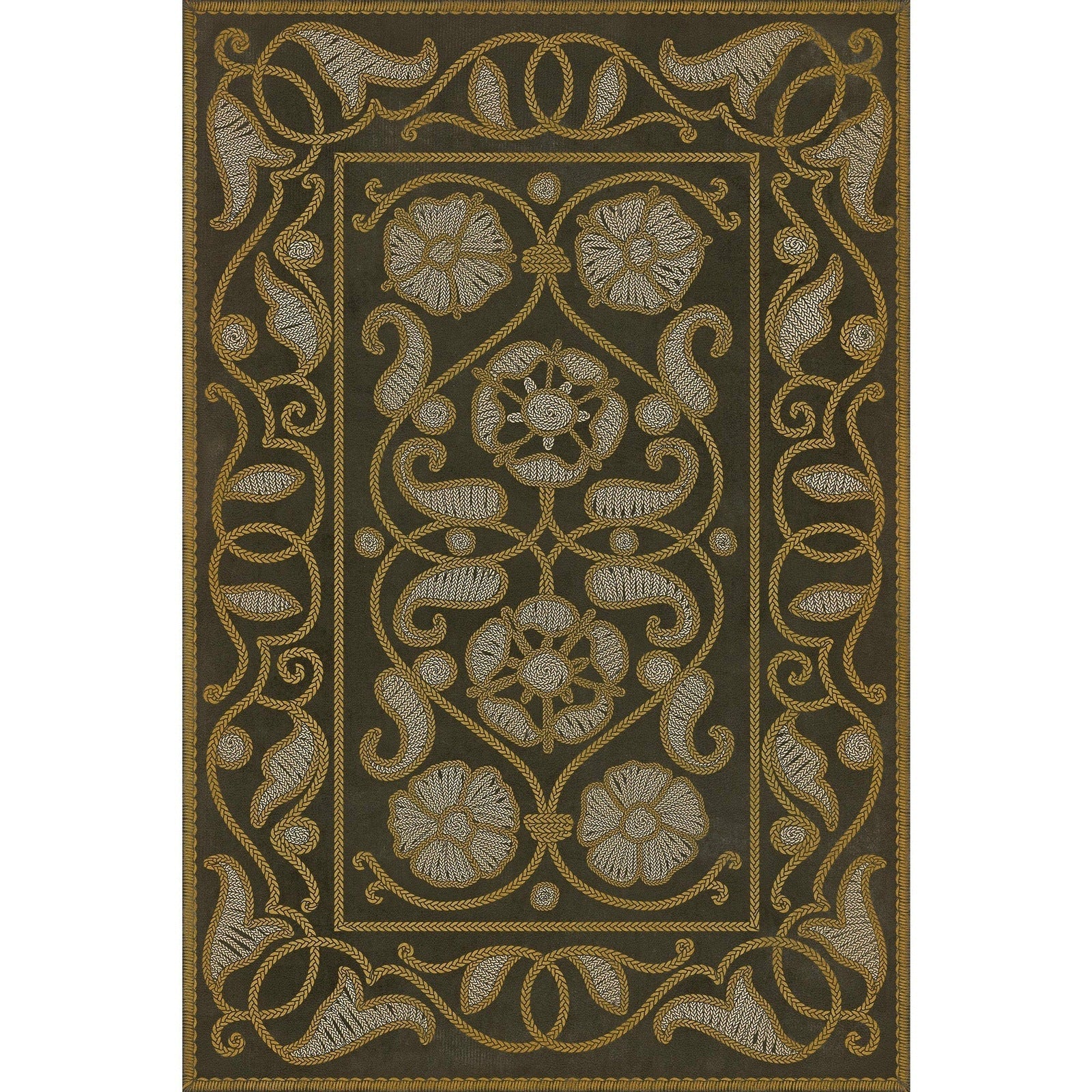 Pattern 64 A Stitch In Time Vinyl Floor Cloth