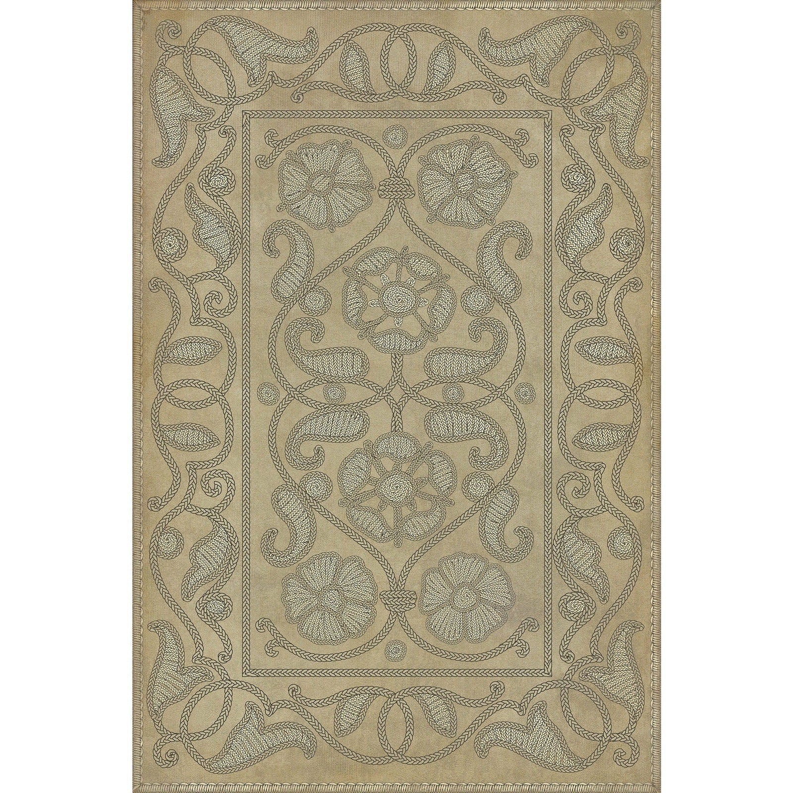 Pattern 64 Book Of Secrets Vinyl Floor Cloth
