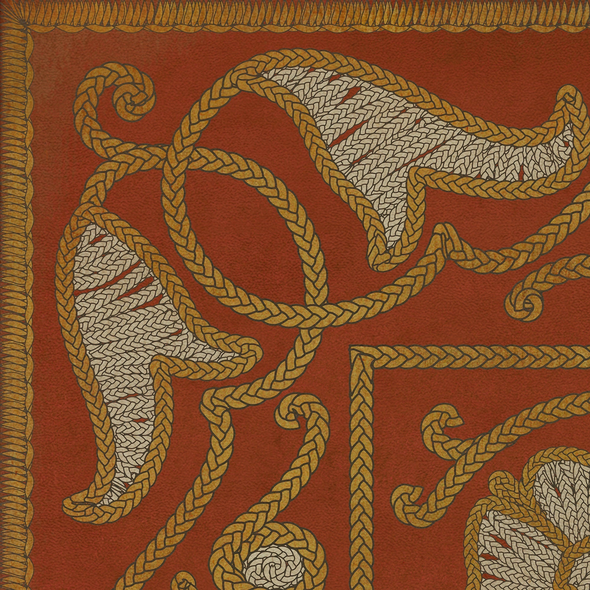 Pattern 64 Storybook Vinyl Floor Cloth