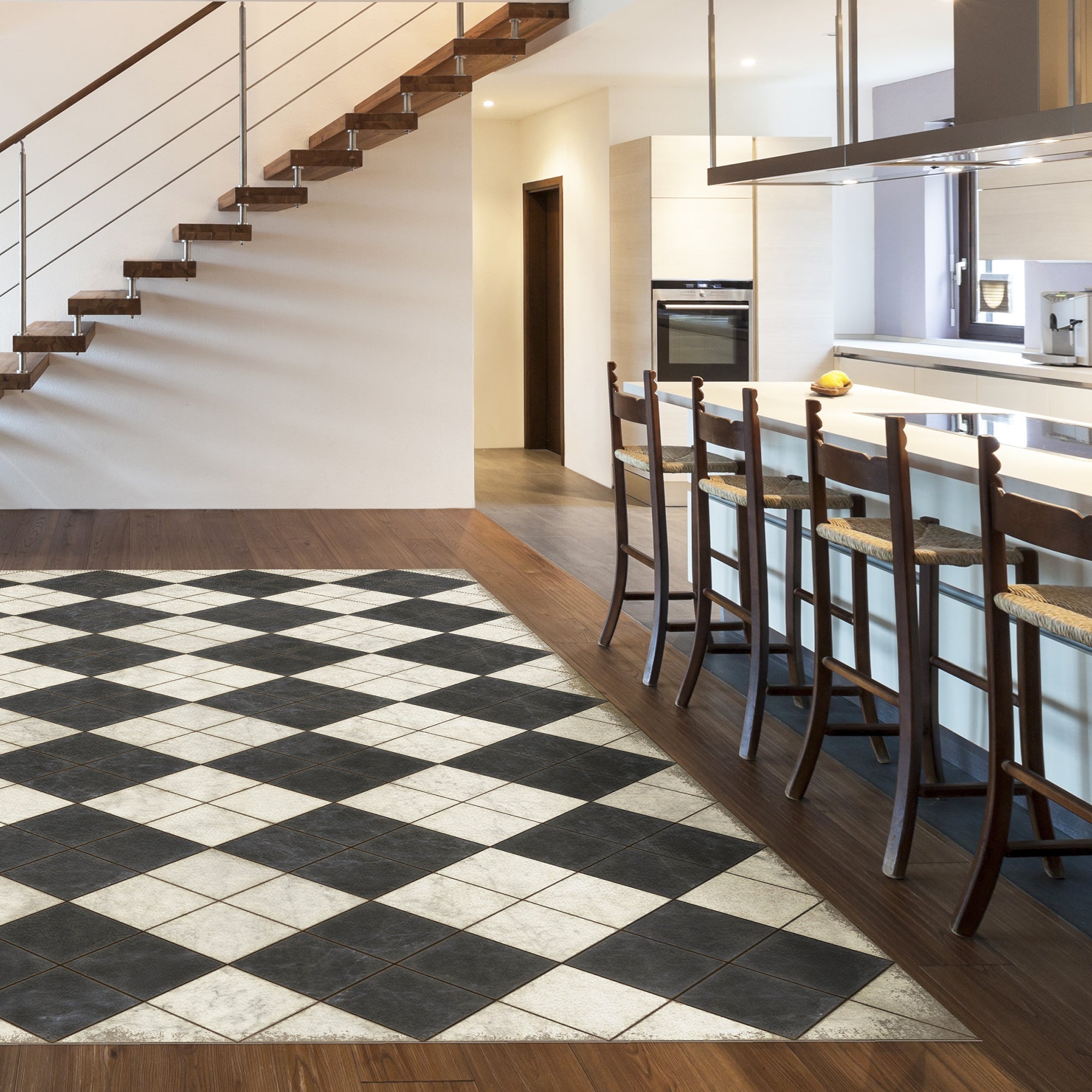 Pattern 65 High Fidelity Vinyl Floor Cloth