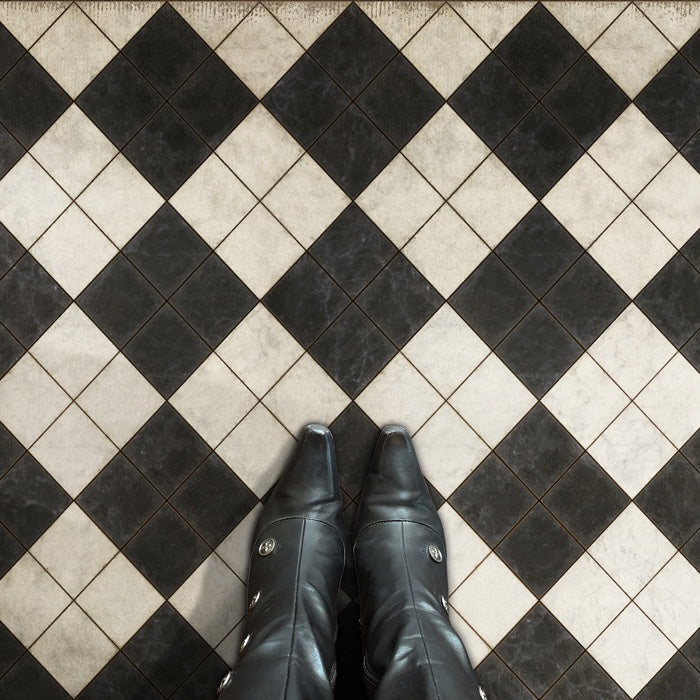 Pattern 65 High Fidelity Vinyl Floor Cloth