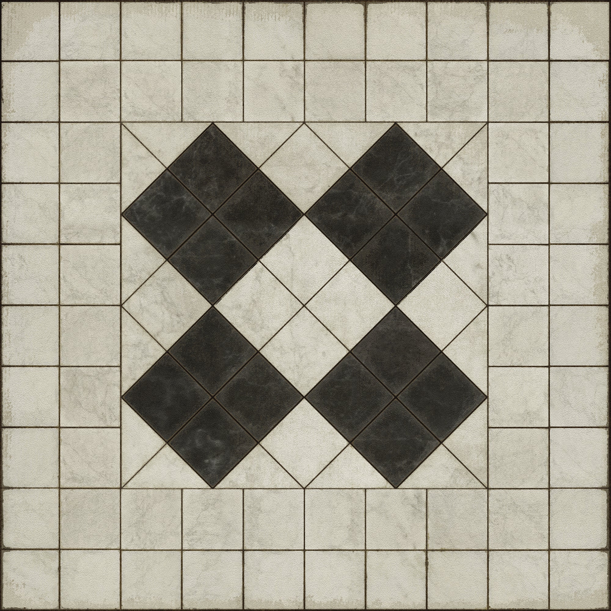 Pattern 65 Opus Vinyl Floor Cloth