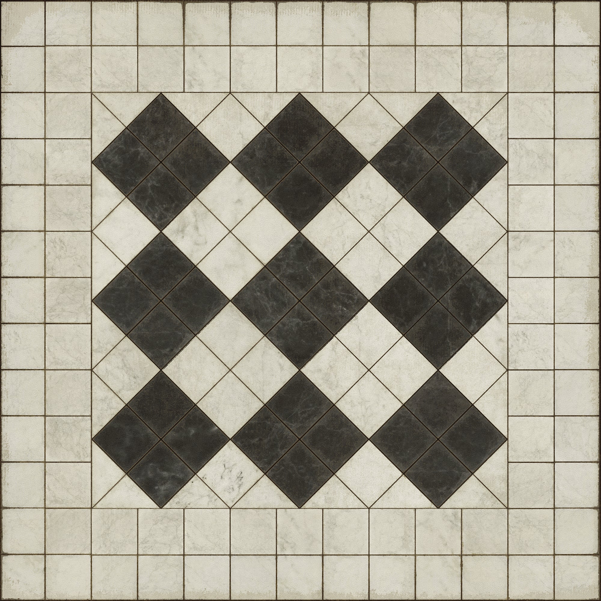 Pattern 65 Opus Vinyl Floor Cloth