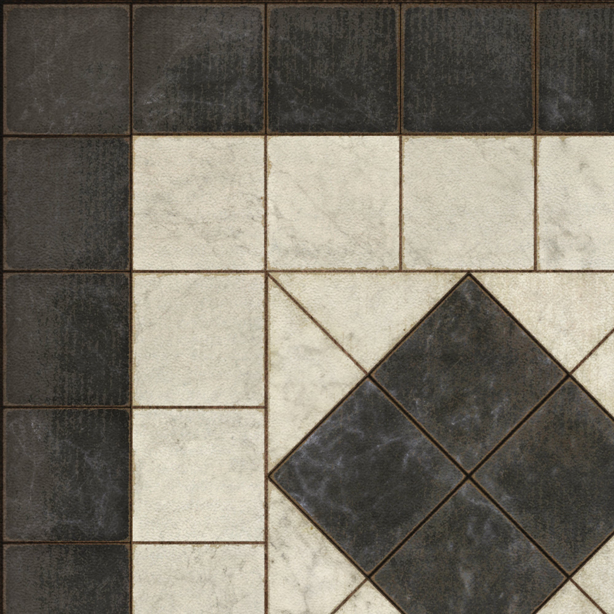 Pattern 65 Palatial Vinyl Floor Cloth
