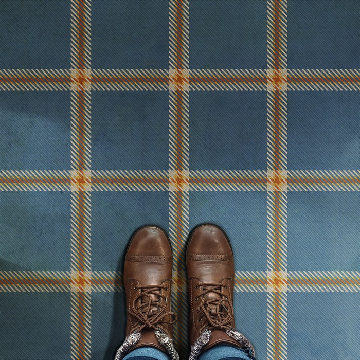 Pattern 68 Birmingham Vinyl Floor Cloth