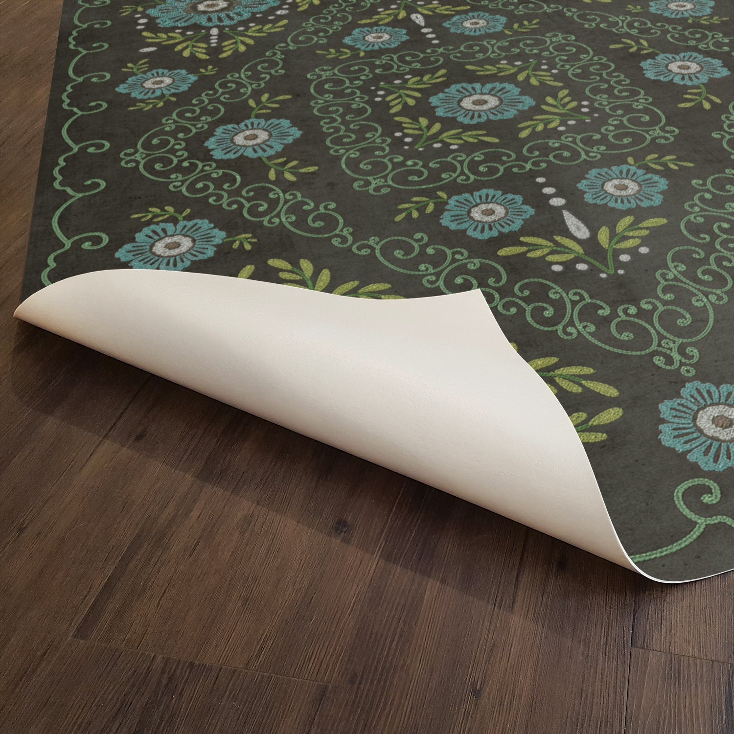 Pattern 69 A Mere Formality Vinyl Floor Cloth