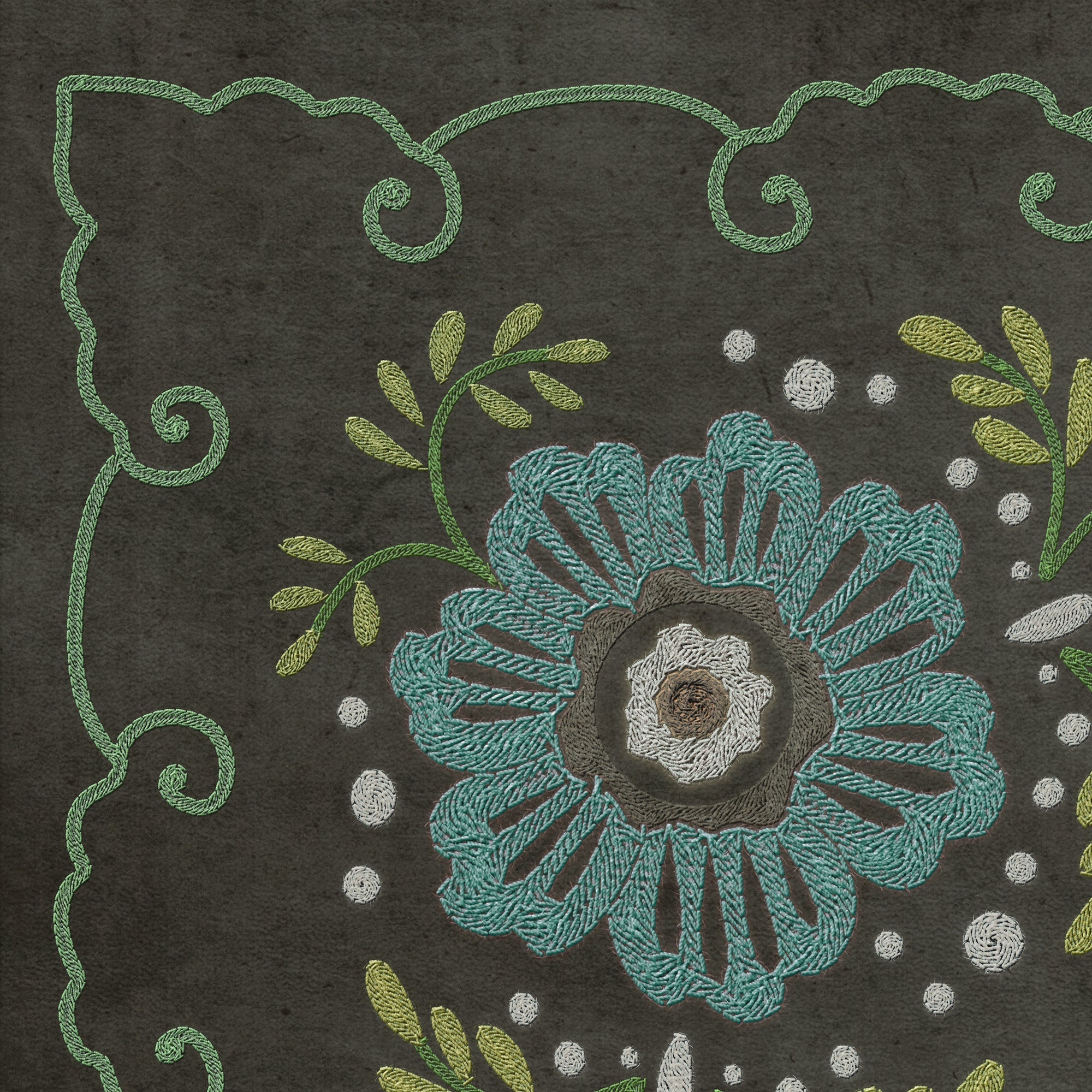 Pattern 69 A Mere Formality Vinyl Floor Cloth