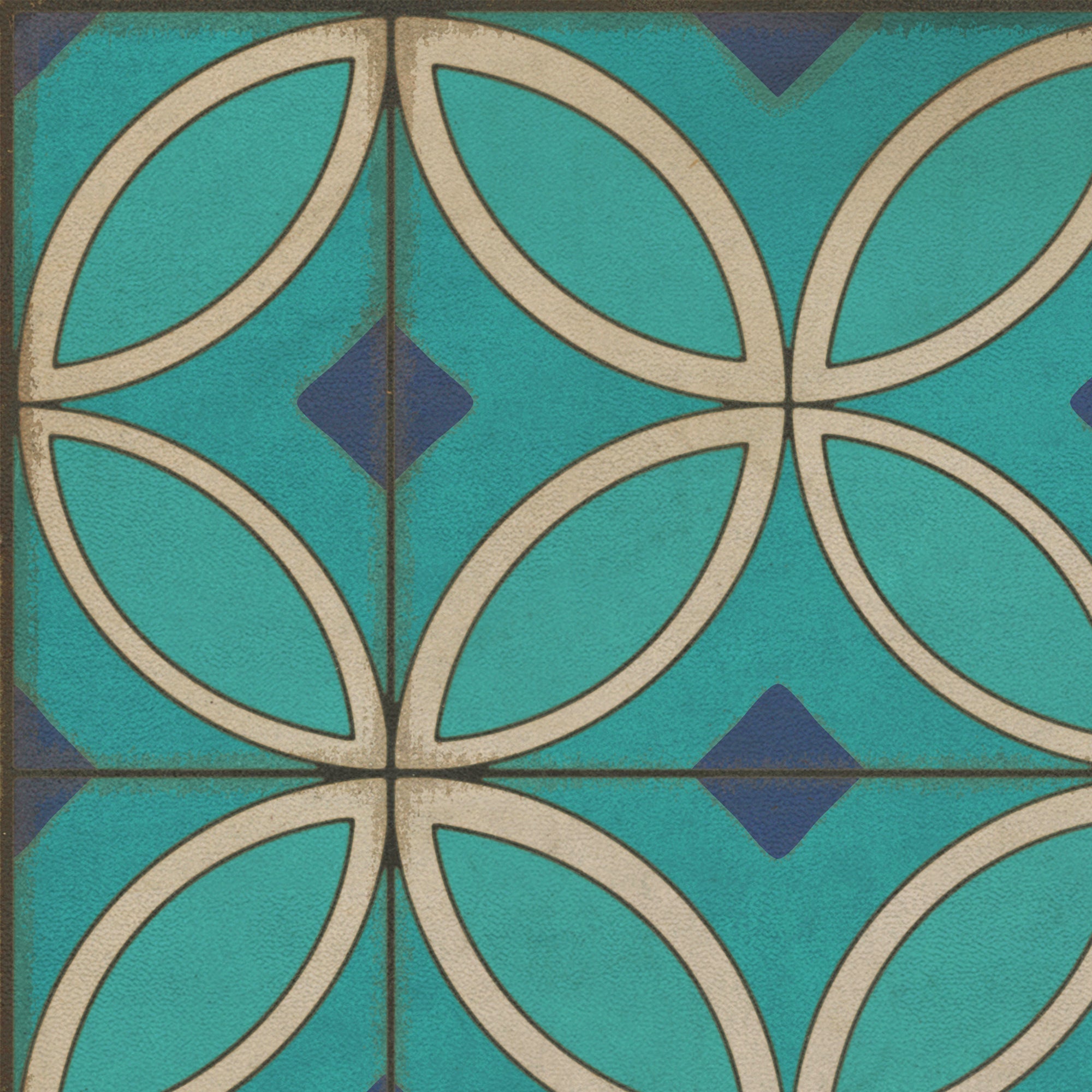 Pattern 70 Echoes From The Bells Vinyl Floor Cloth