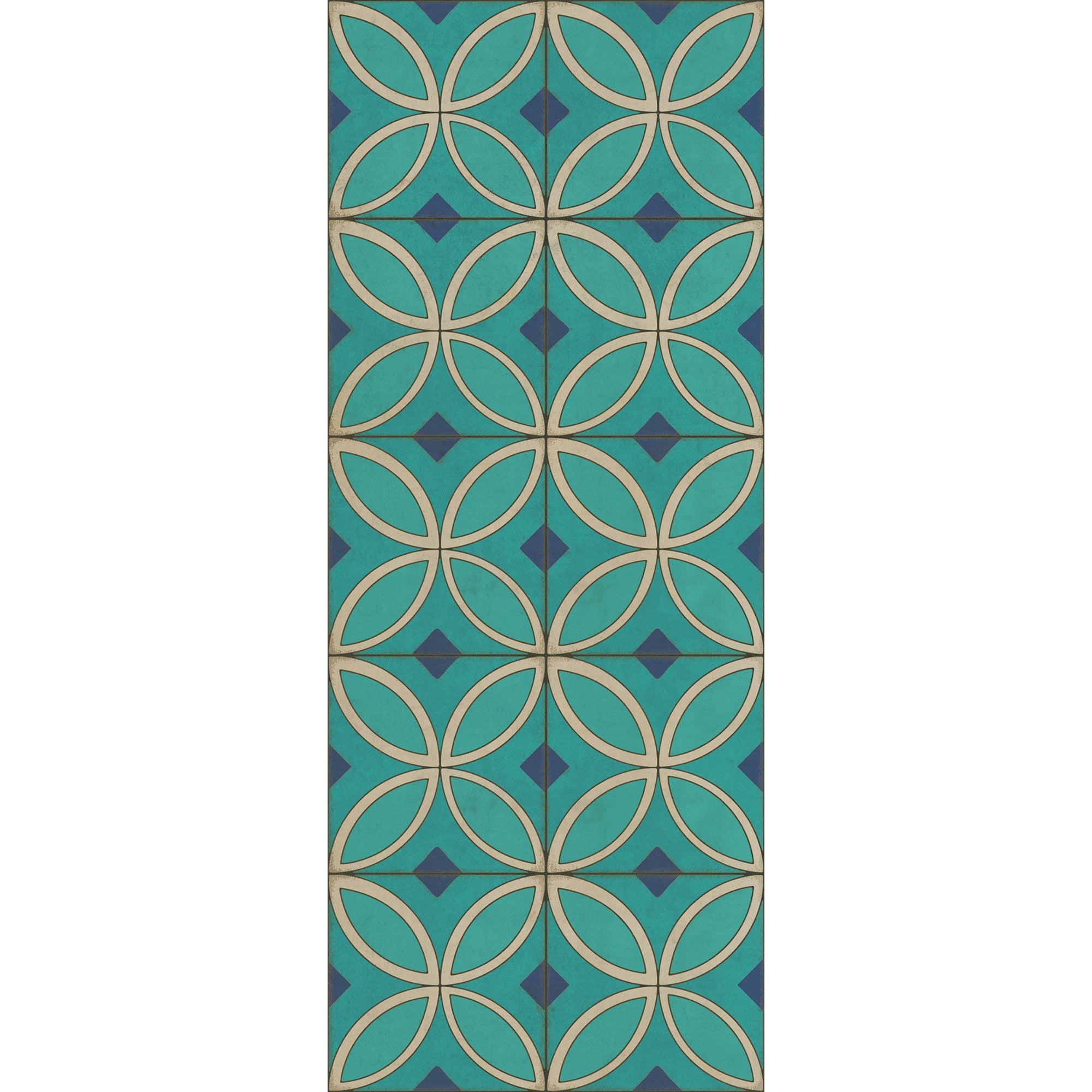 Pattern 70 Echoes From The Bells Vinyl Floor Cloth