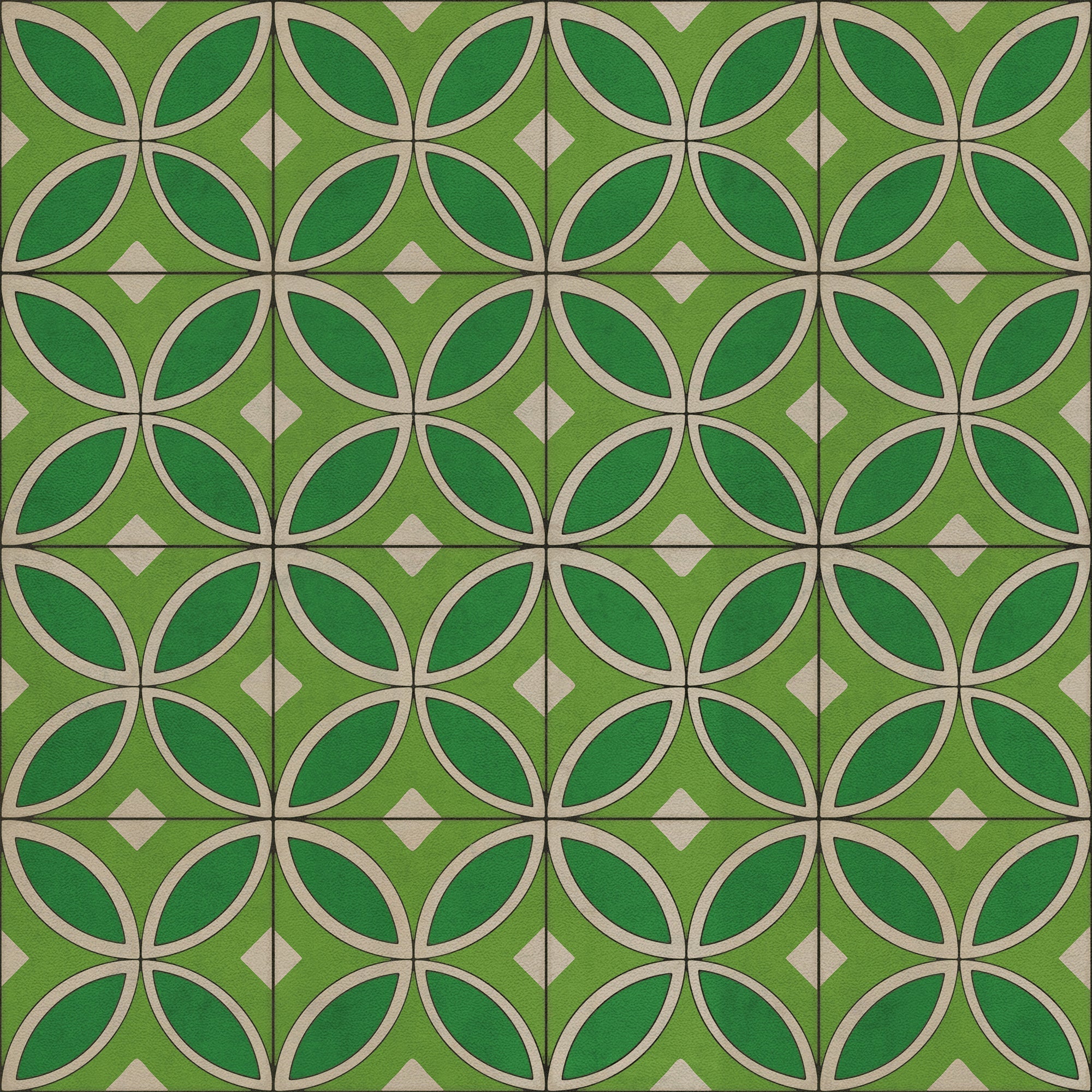 Pattern 70 Radiant Hues And Morning Dew Vinyl Floor Cloth