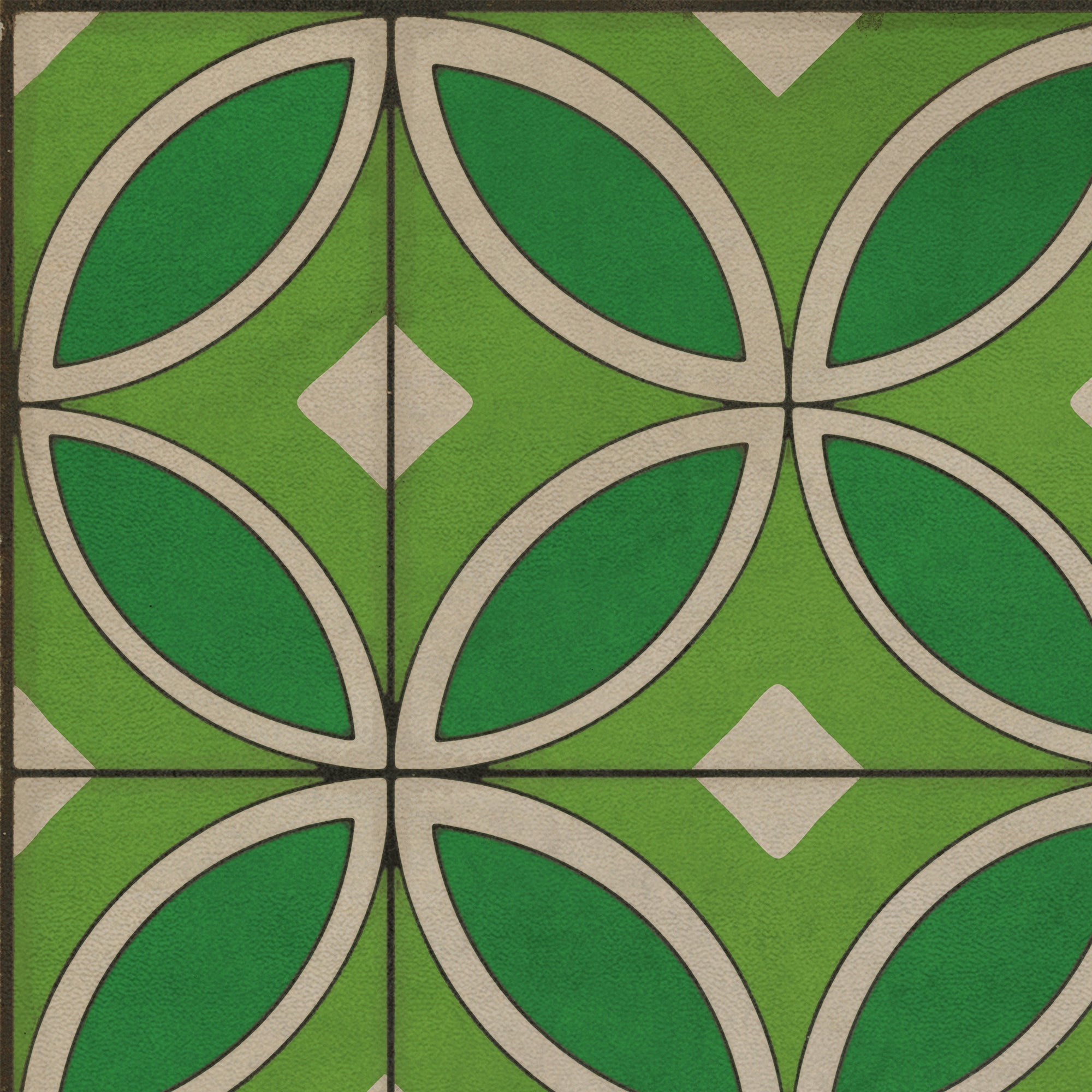 Pattern 70 Radiant Hues And Morning Dew Vinyl Floor Cloth