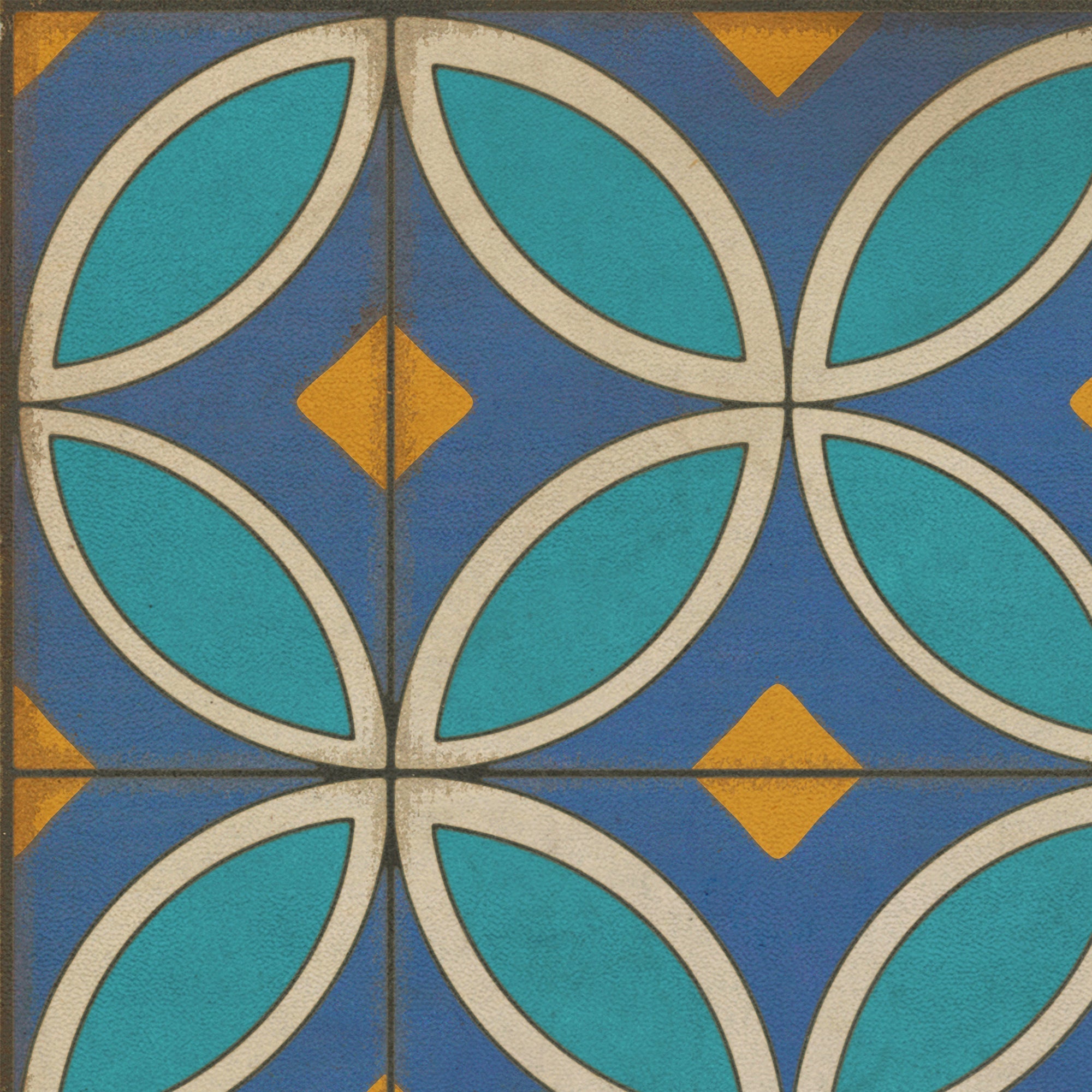 Pattern 70 Sunday Morning Hues Vinyl Floor Cloth