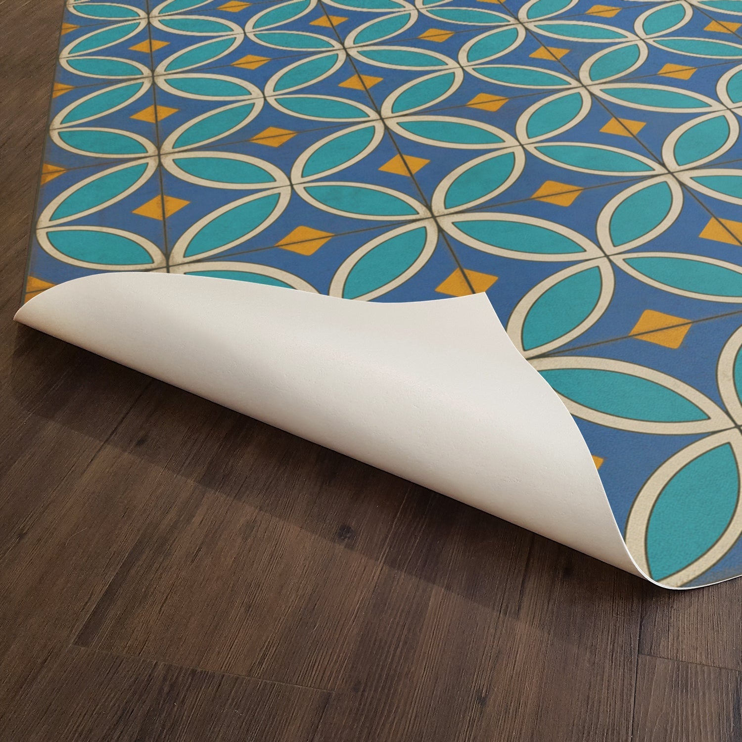 Pattern 70 Sunday Morning Hues Vinyl Floor Cloth