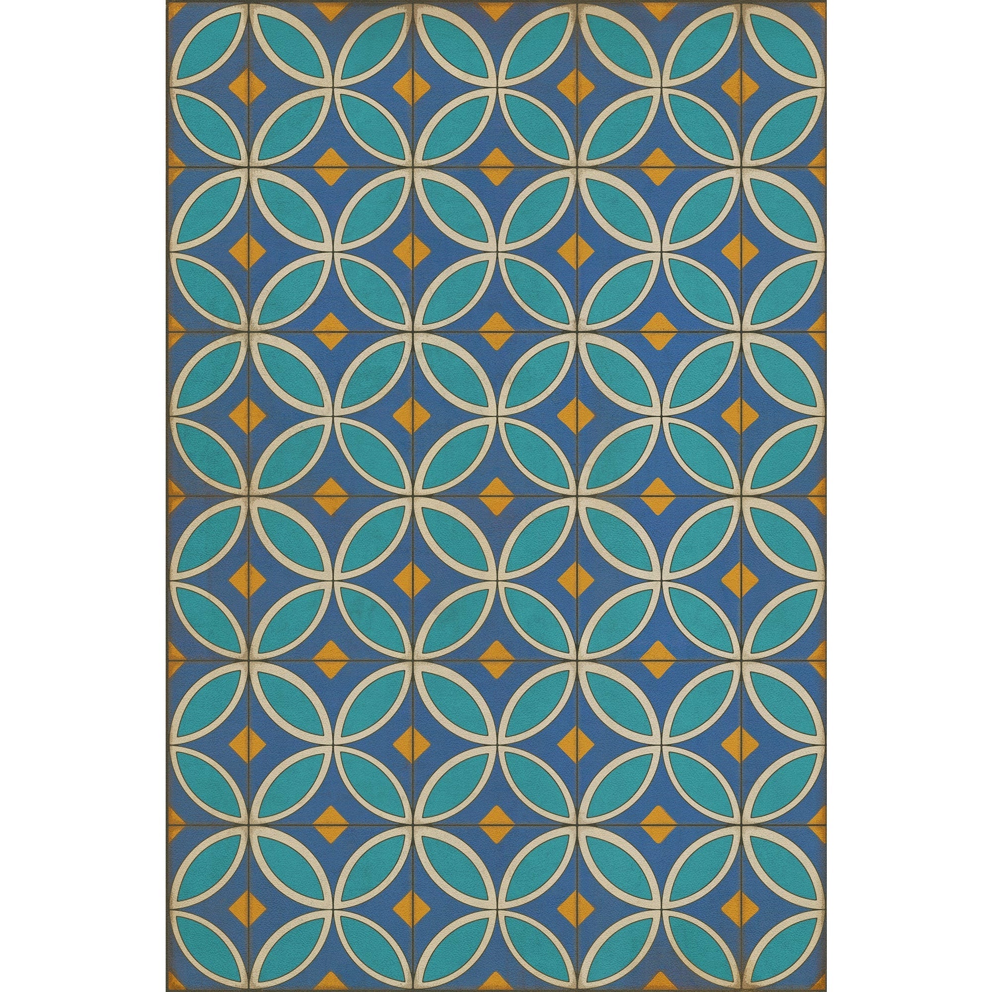 Pattern 70 Sunday Morning Hues Vinyl Floor Cloth